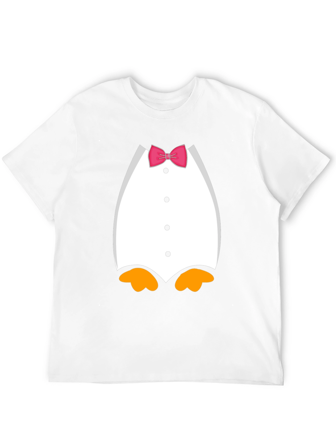 Penguin Tuxedo Bow Tie Novelty Graphic T-Shirt