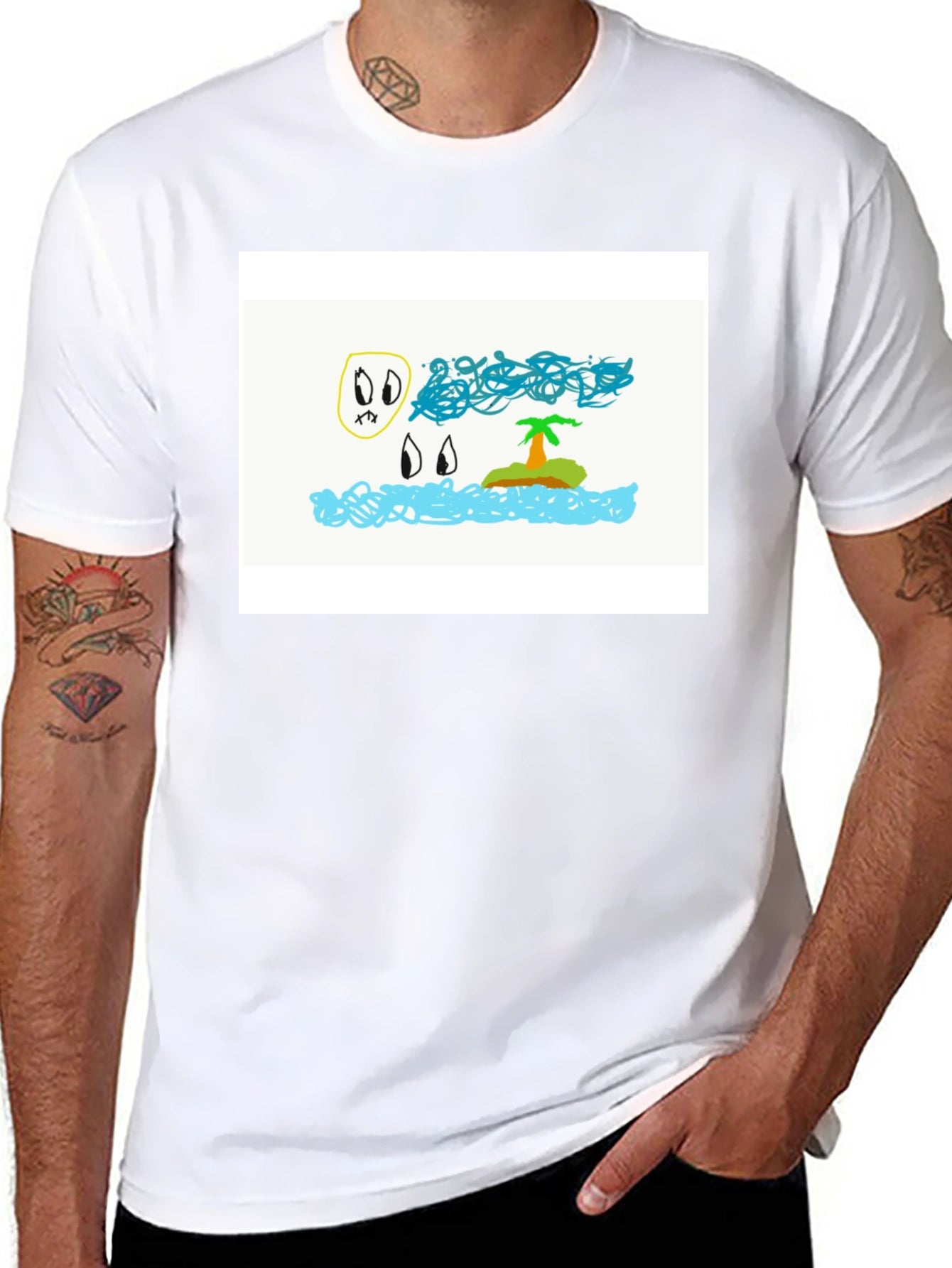 Unique Graphic Print T-Shirt