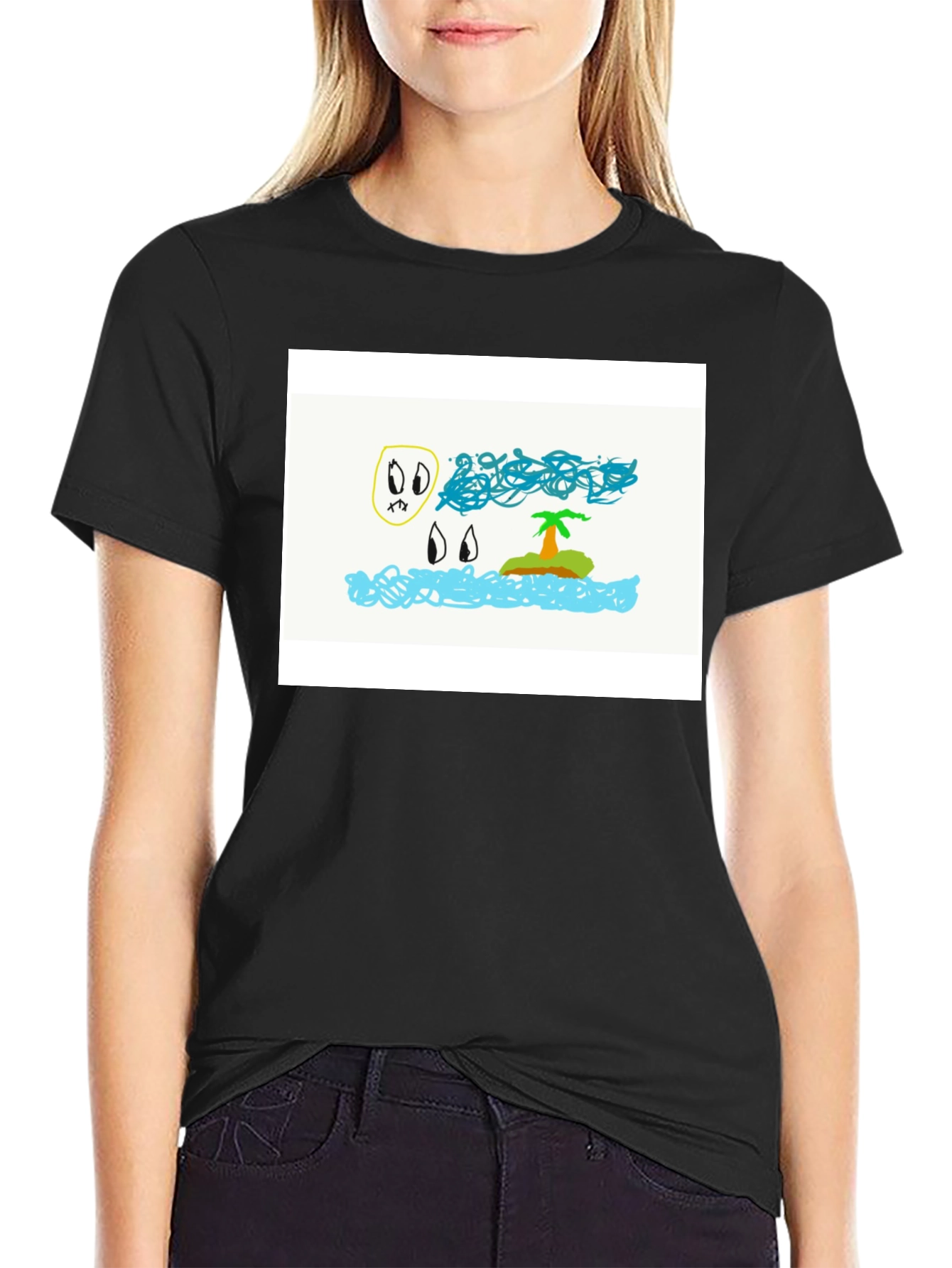 Unique Graphic Print T-Shirt