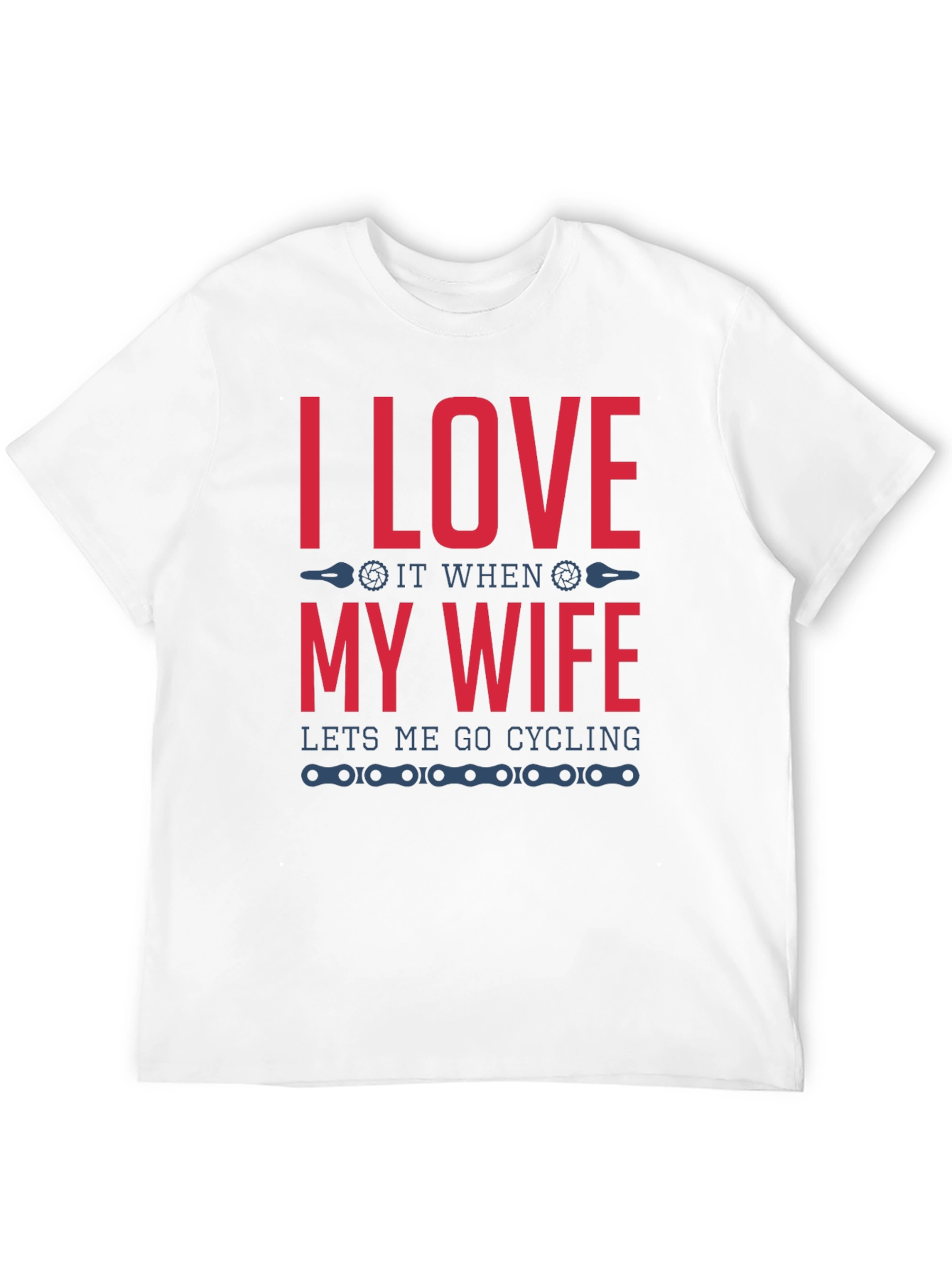 I Love My Wife Cycling T-Shirt
