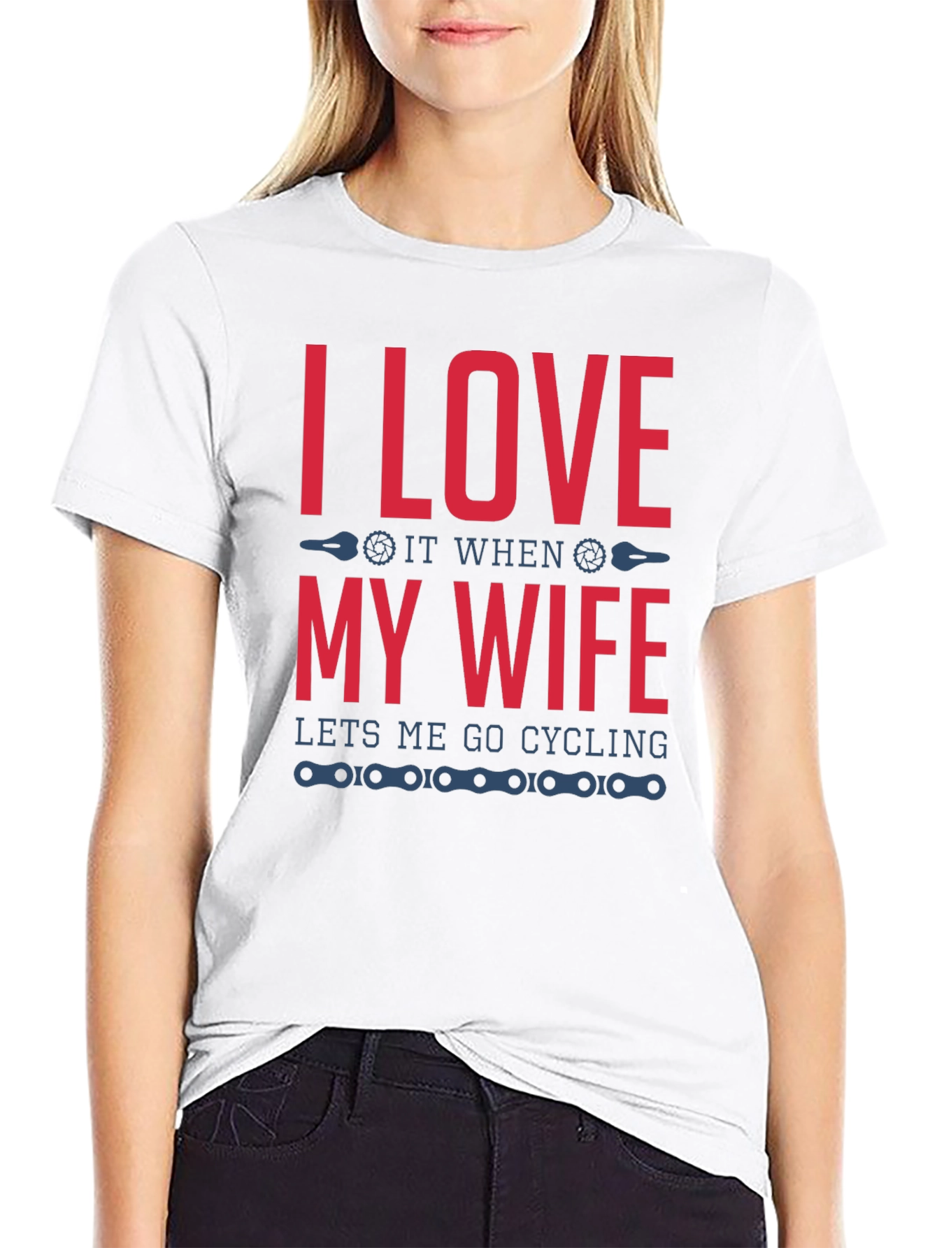 I Love My Wife Cycling T-Shirt