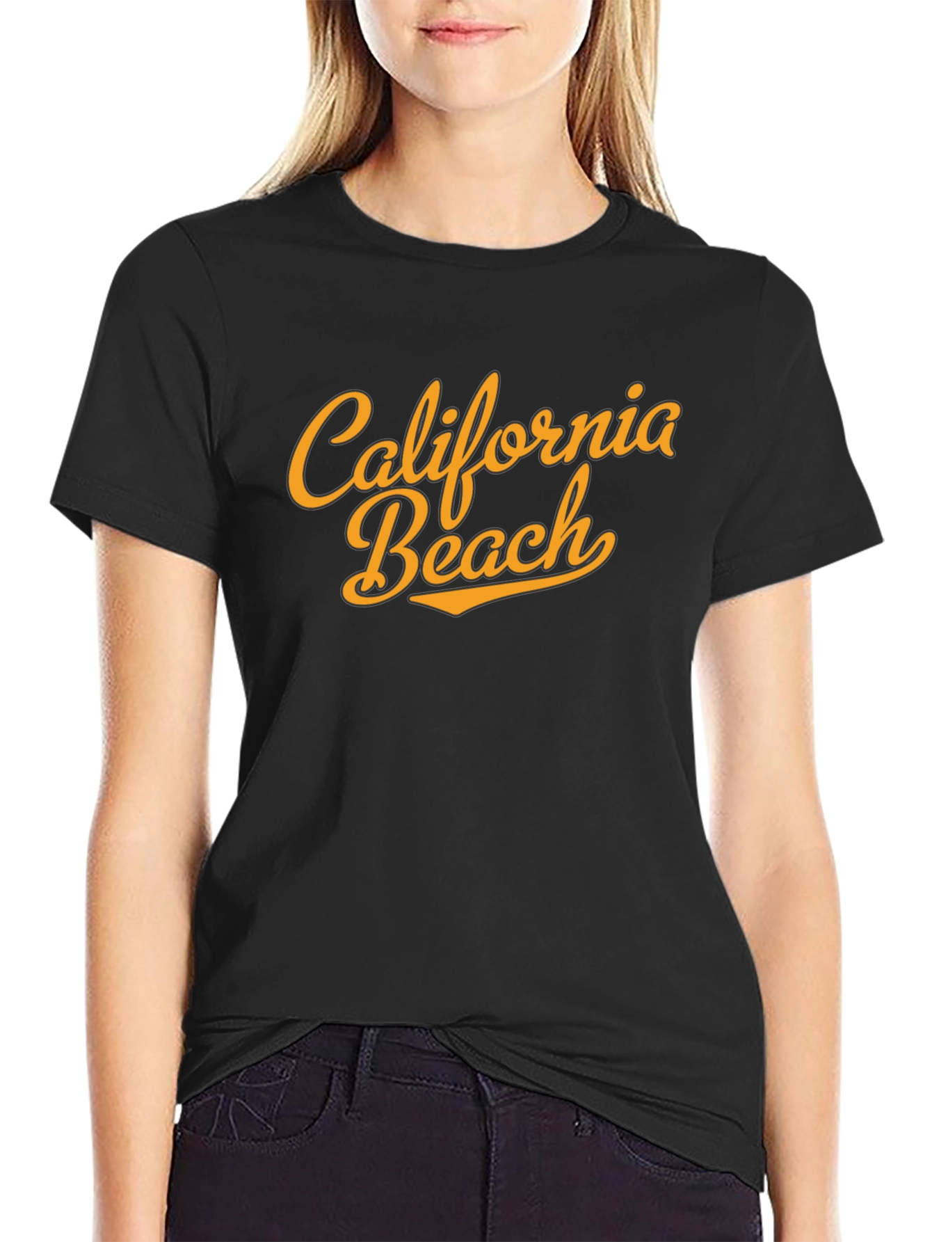 California Beach Graphic Tee - Black