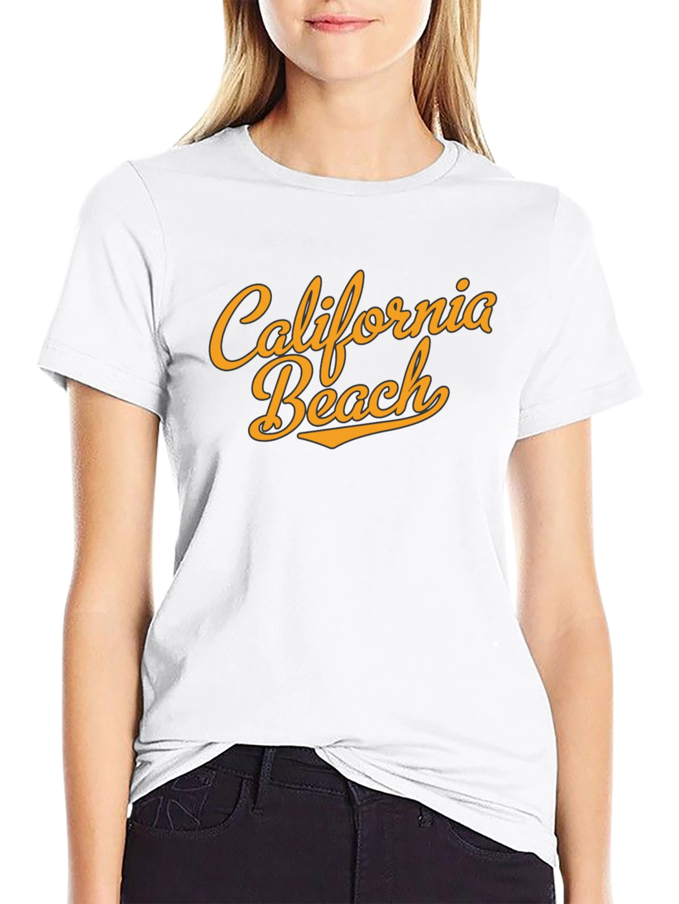 California Beach Graphic Tee - Black