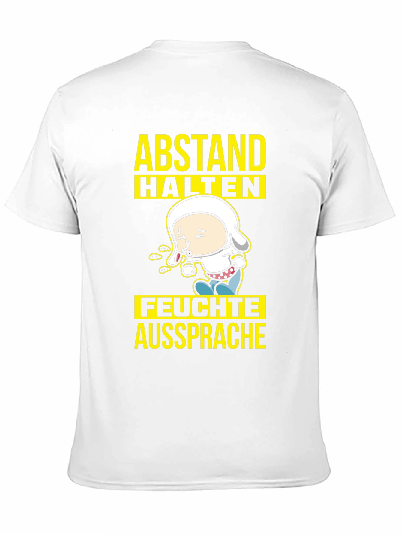 Abstand Halten T-Shirt - Funny German Social Distancing Tee