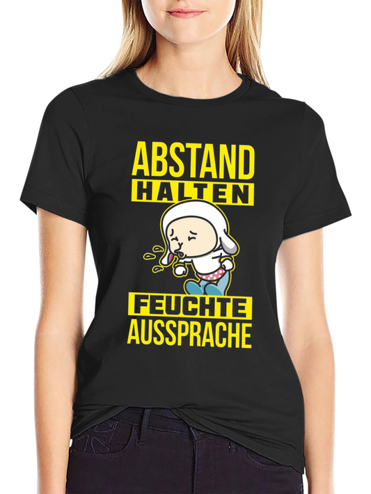 Abstand Halten T-Shirt - Funny German Social Distancing Tee