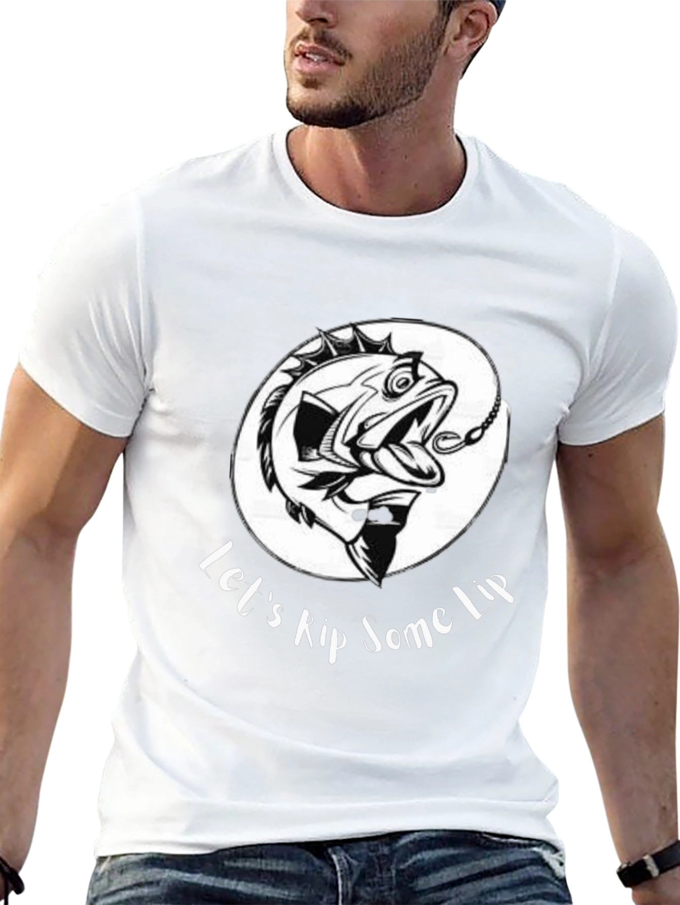 Lets Rip Some Lip Fishing T-Shirt