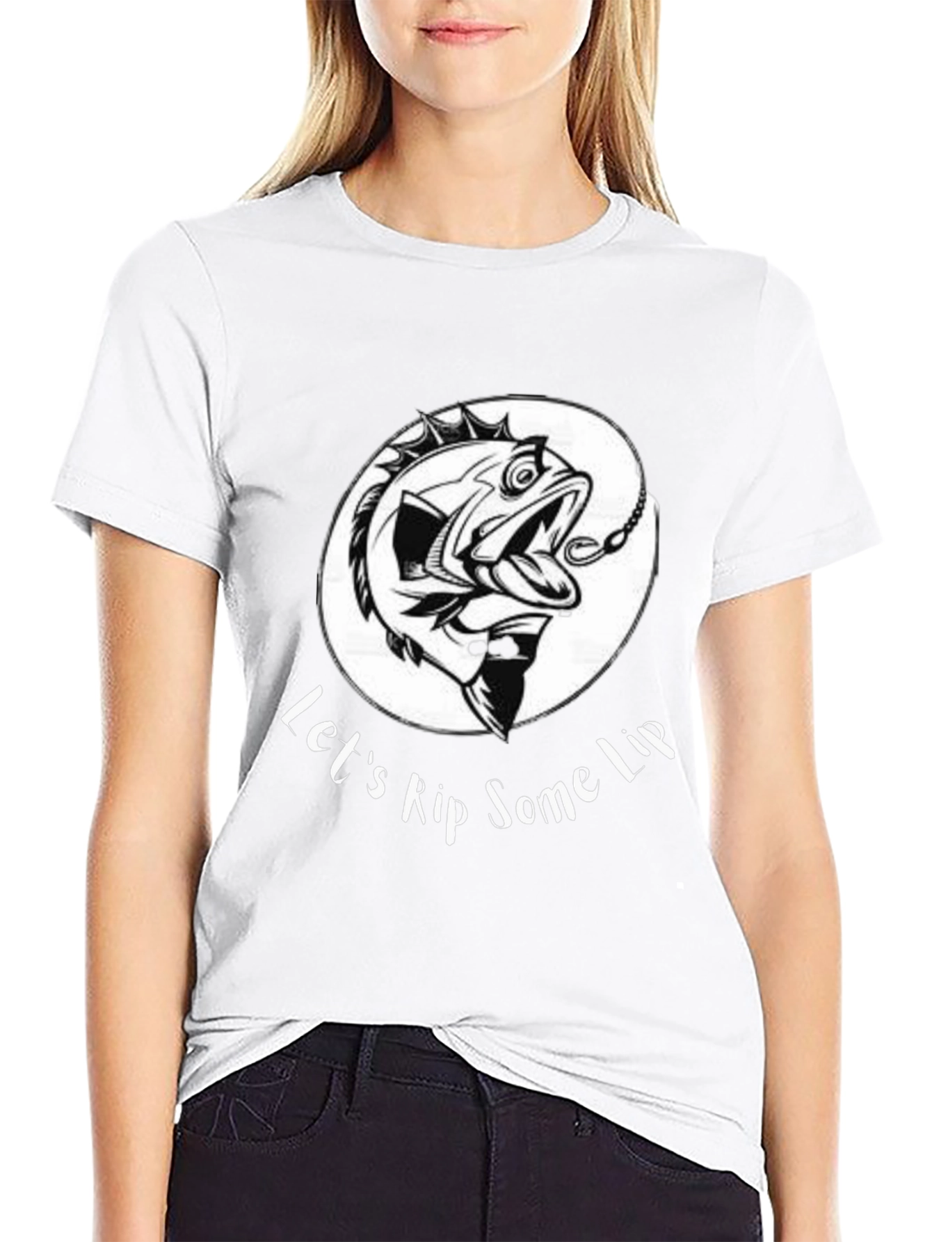 Lets Rip Some Lip Fishing T-Shirt