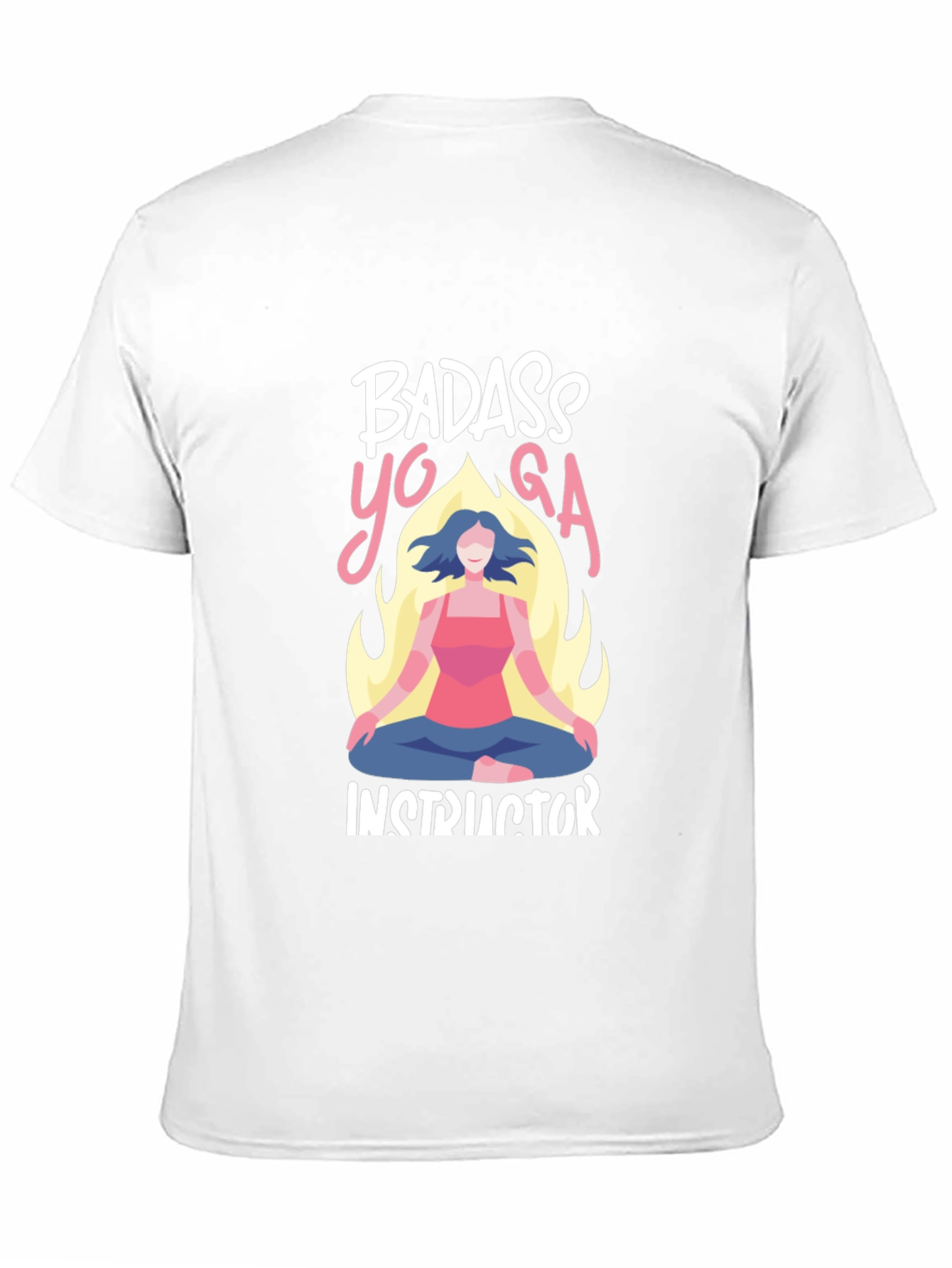 Badass Yoga Instructor Graphic T-Shirt