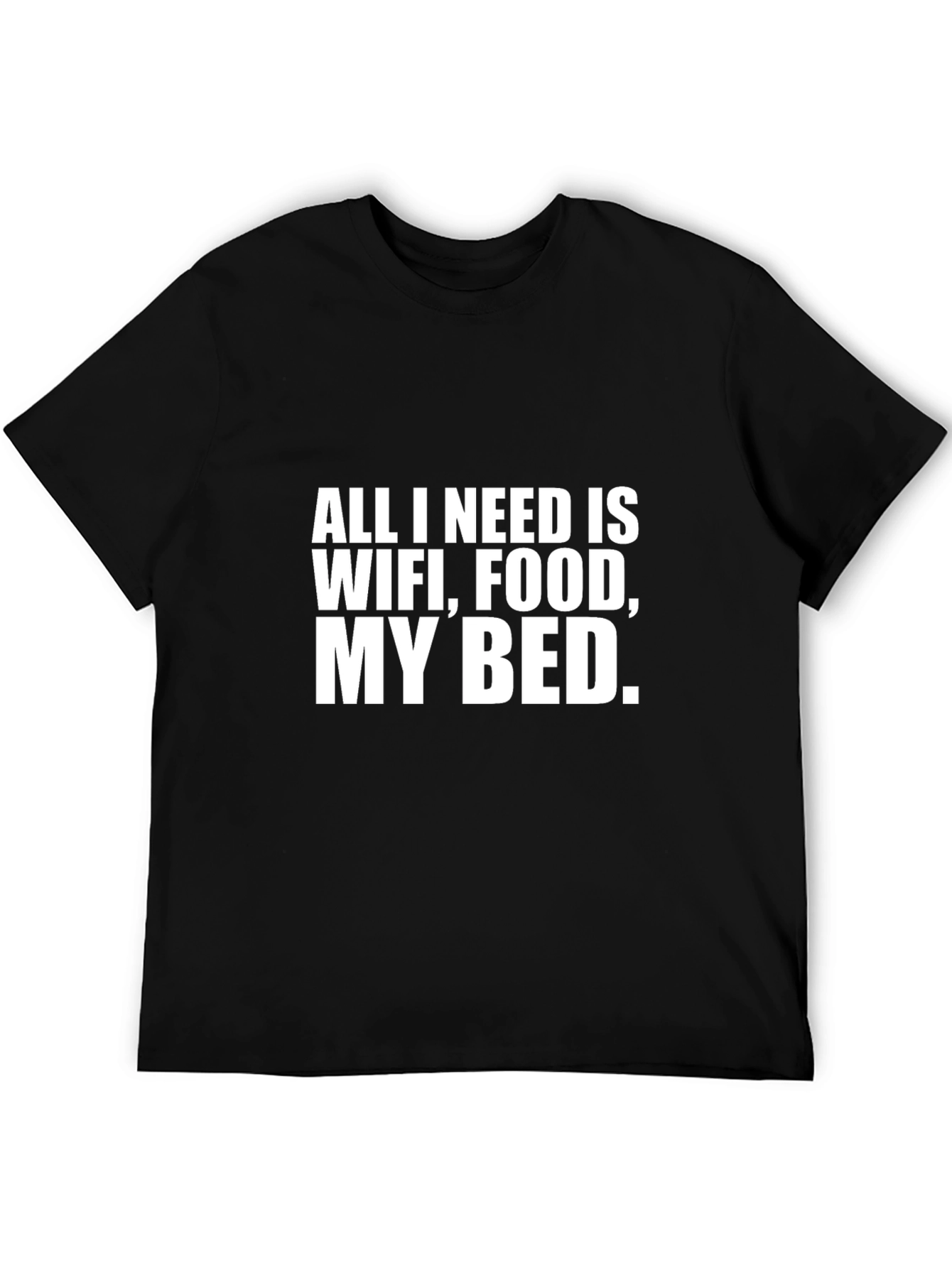 Wifi Food Bed T-Shirt - Funny Novelty Tee