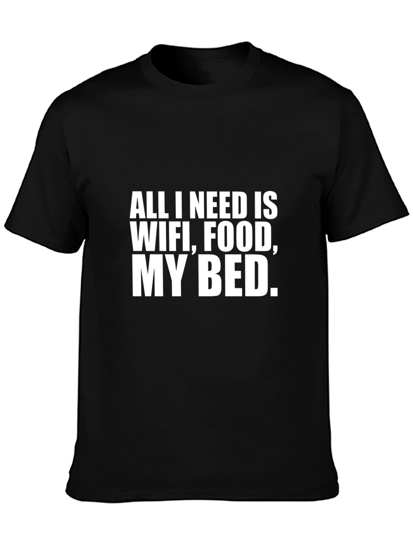 Wifi Food Bed T-Shirt - Funny Novelty Tee