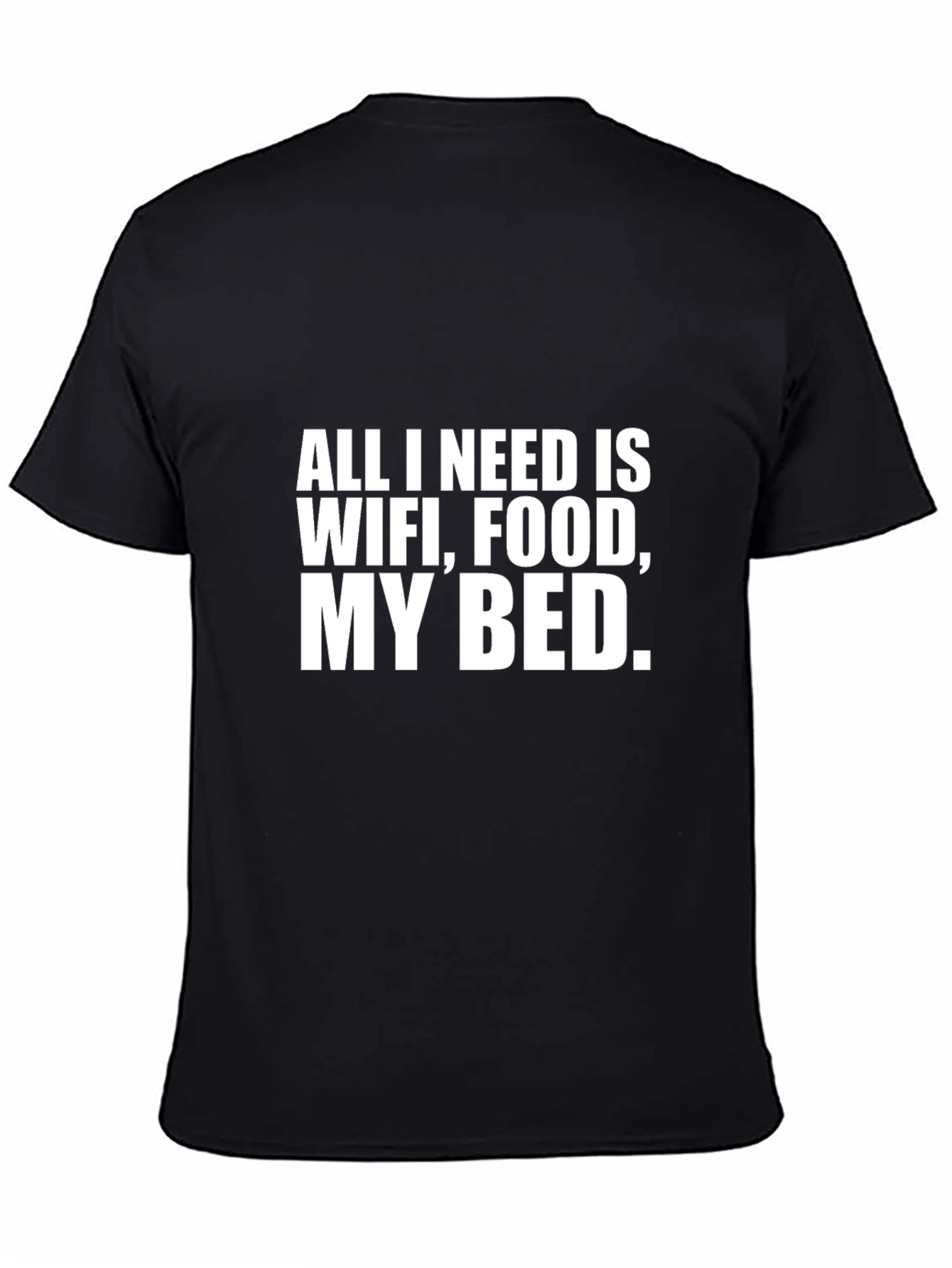 Wifi Food Bed T-Shirt - Funny Novelty Tee