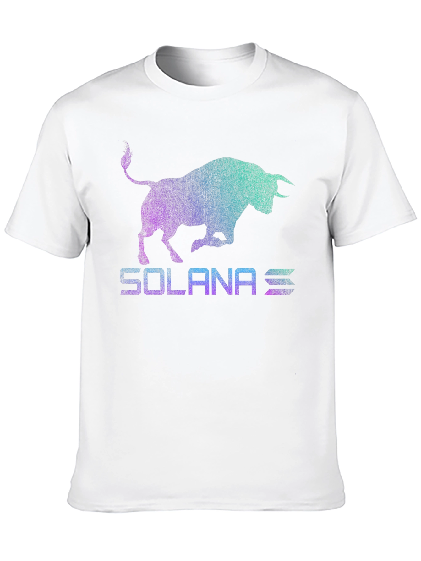 Solana Bull Logo Graphic Tee - Black