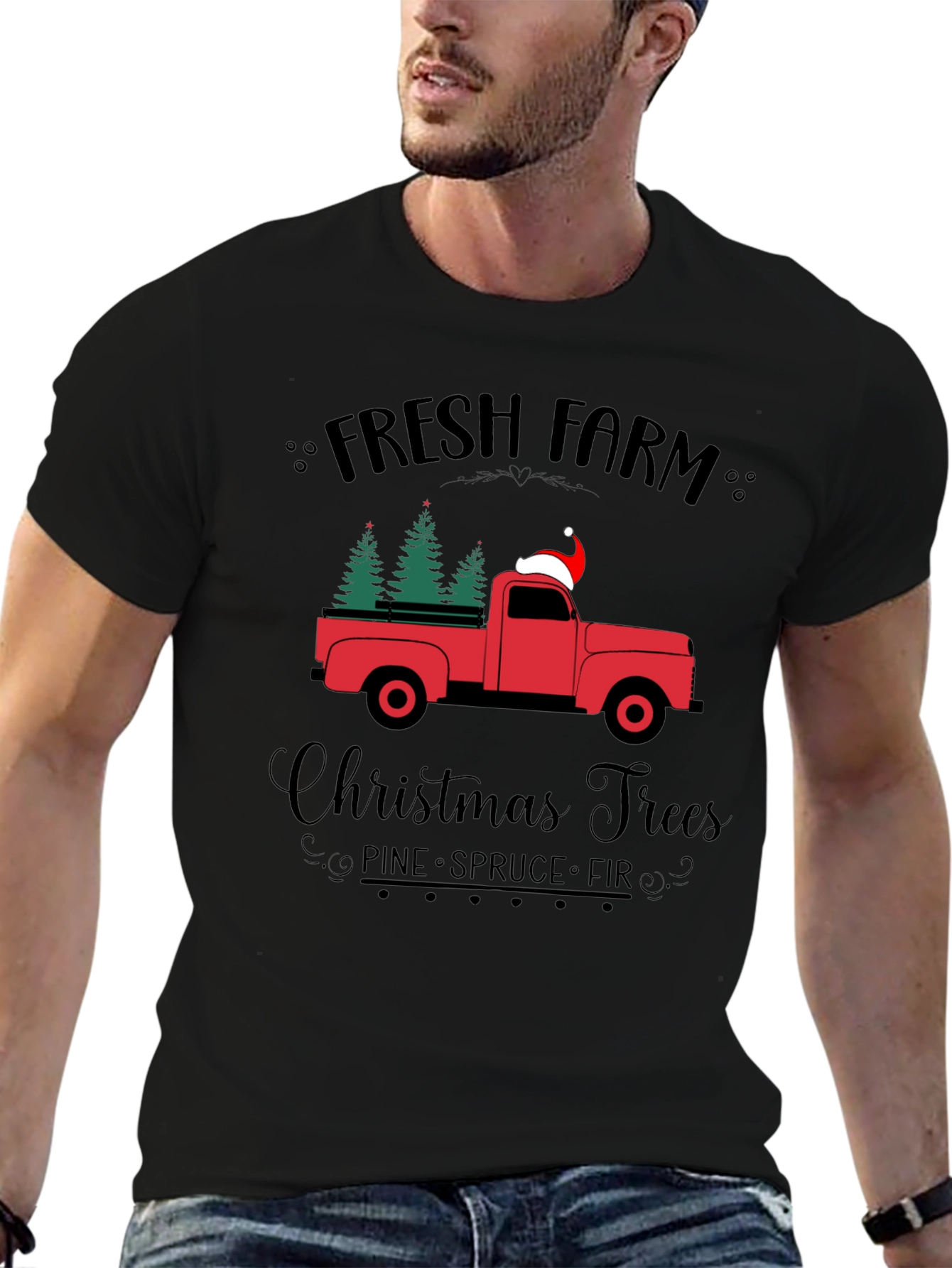 Fresh Farm Christmas Trees Tee