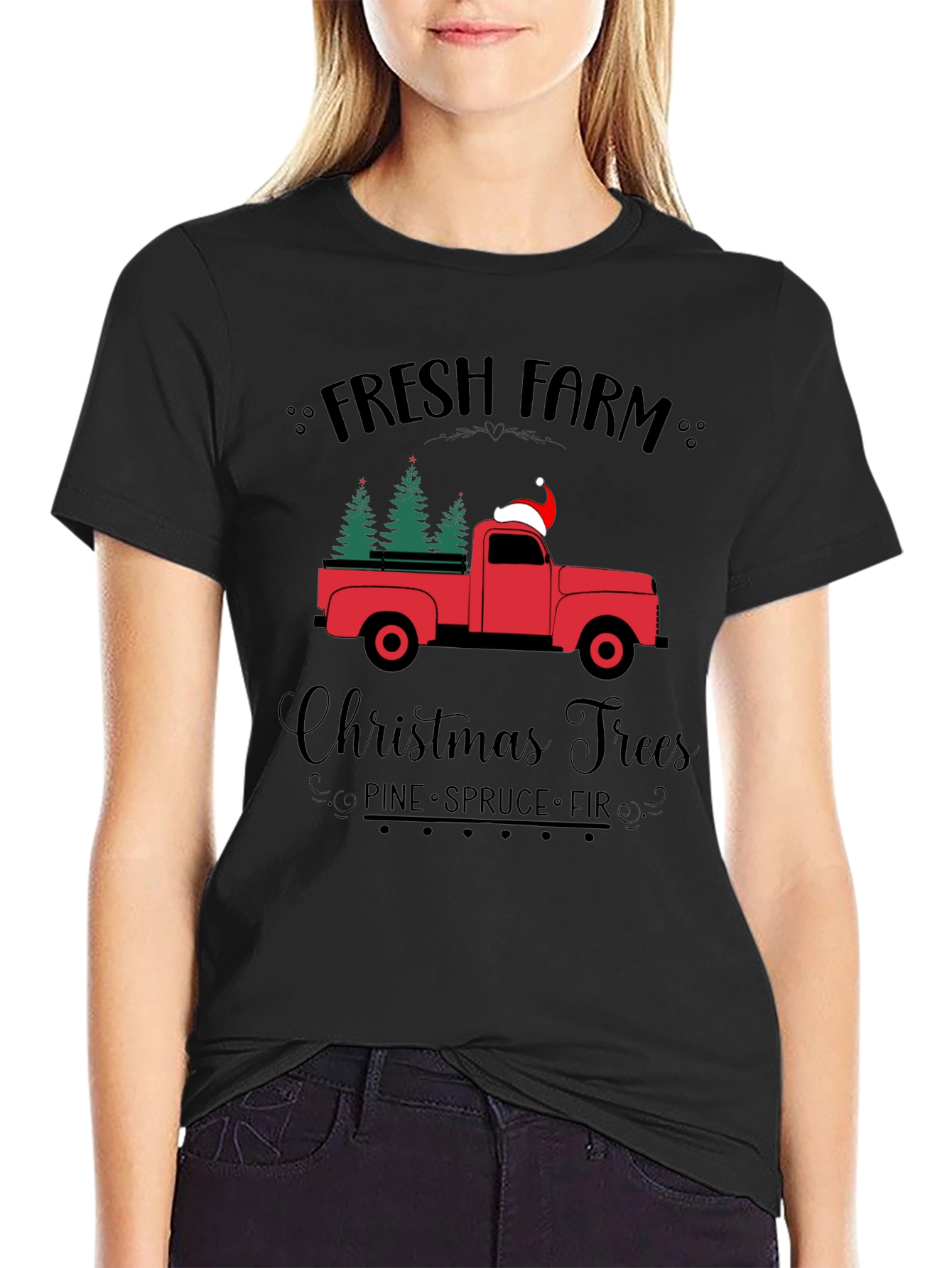 Fresh Farm Christmas Trees Tee