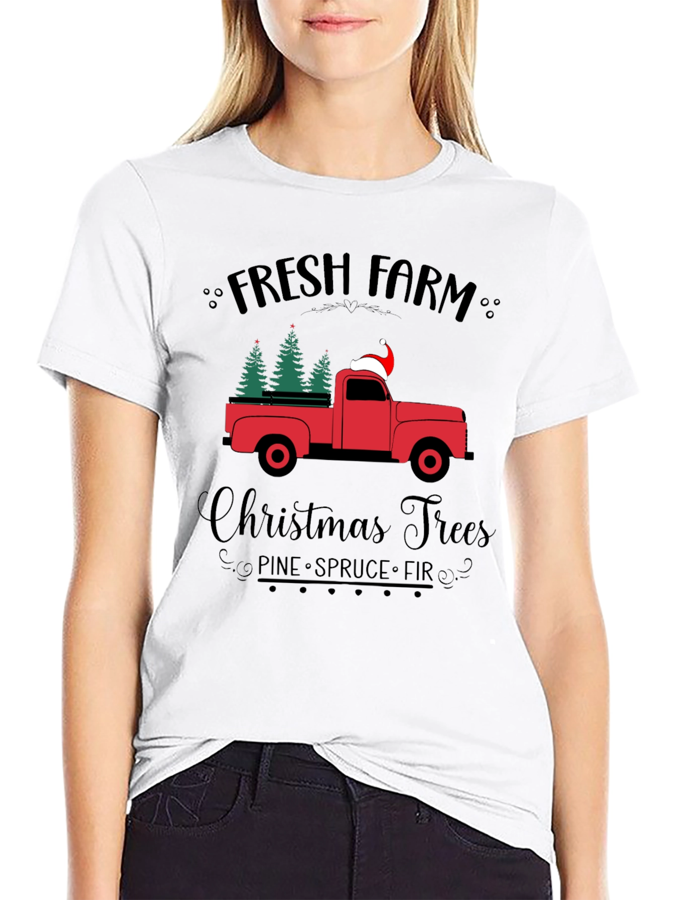 Fresh Farm Christmas Trees Tee