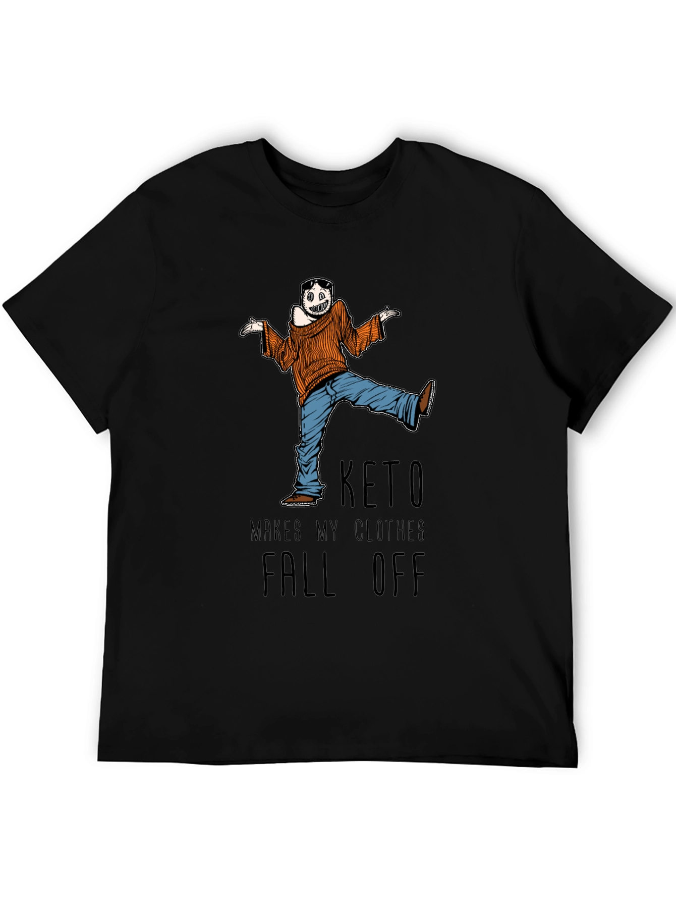 Keto Makes My Clothes Fall Off Mens Graphic Tee