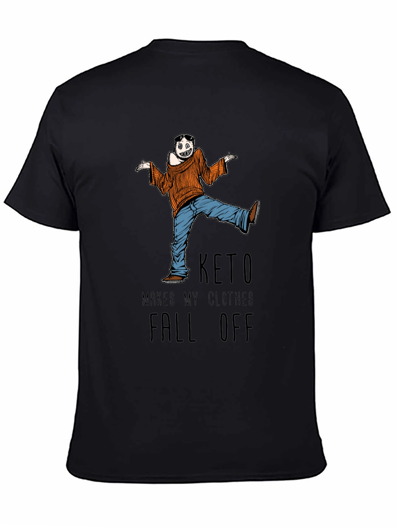 Keto Makes My Clothes Fall Off Mens Graphic Tee