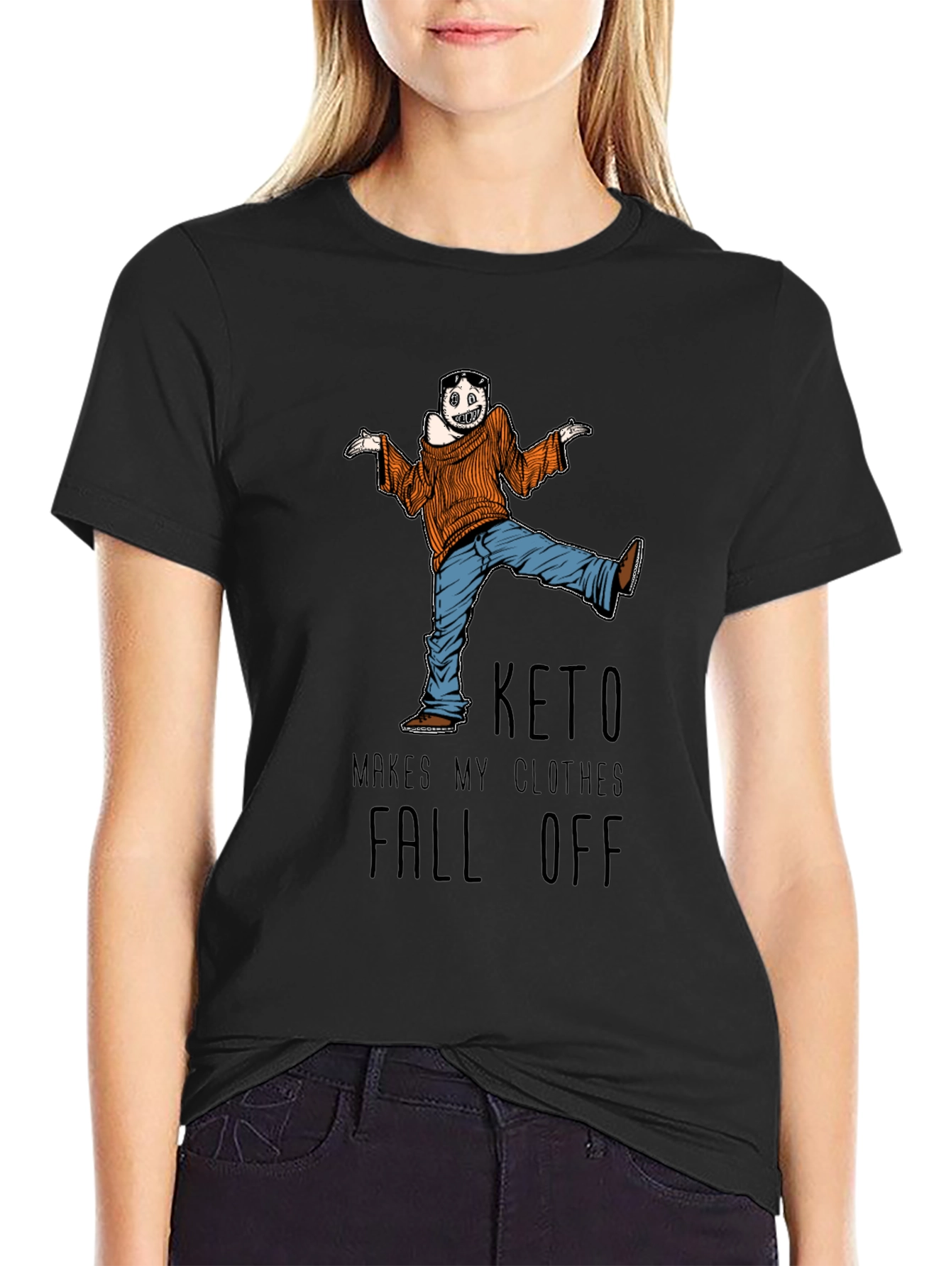 Keto Makes My Clothes Fall Off Mens Graphic Tee
