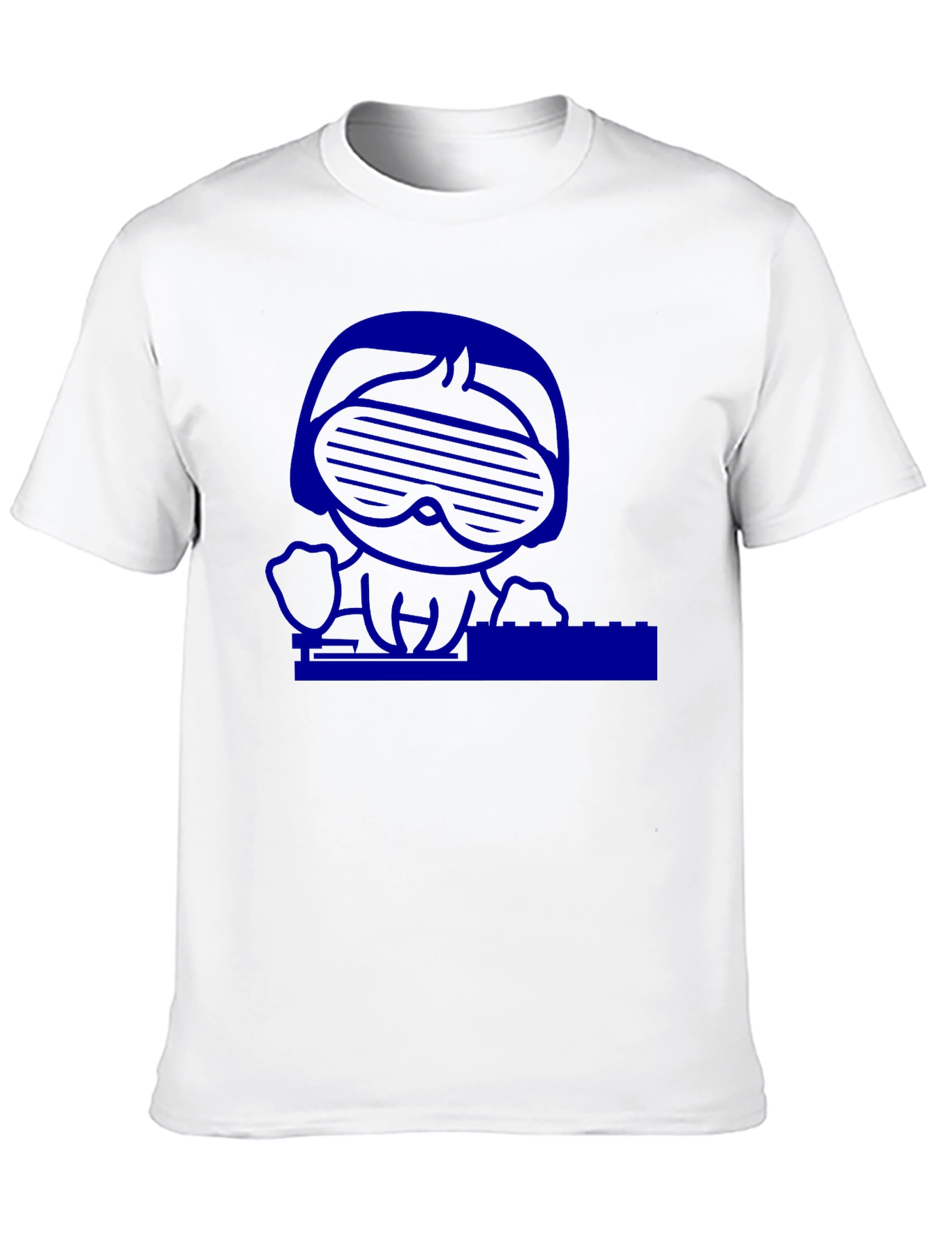 Cartoon Sunglasses Character Graphic T-Shirt - Casual Streetwear Fun Tee