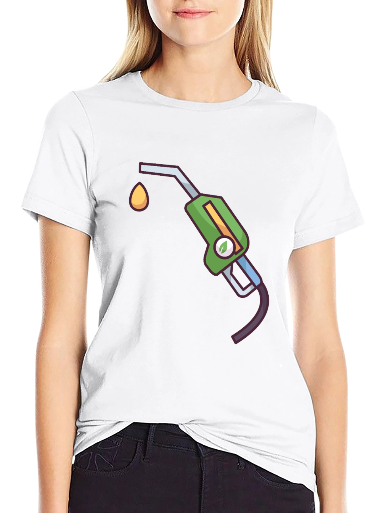 Eco-Friendly Fueling Black T-Shirt