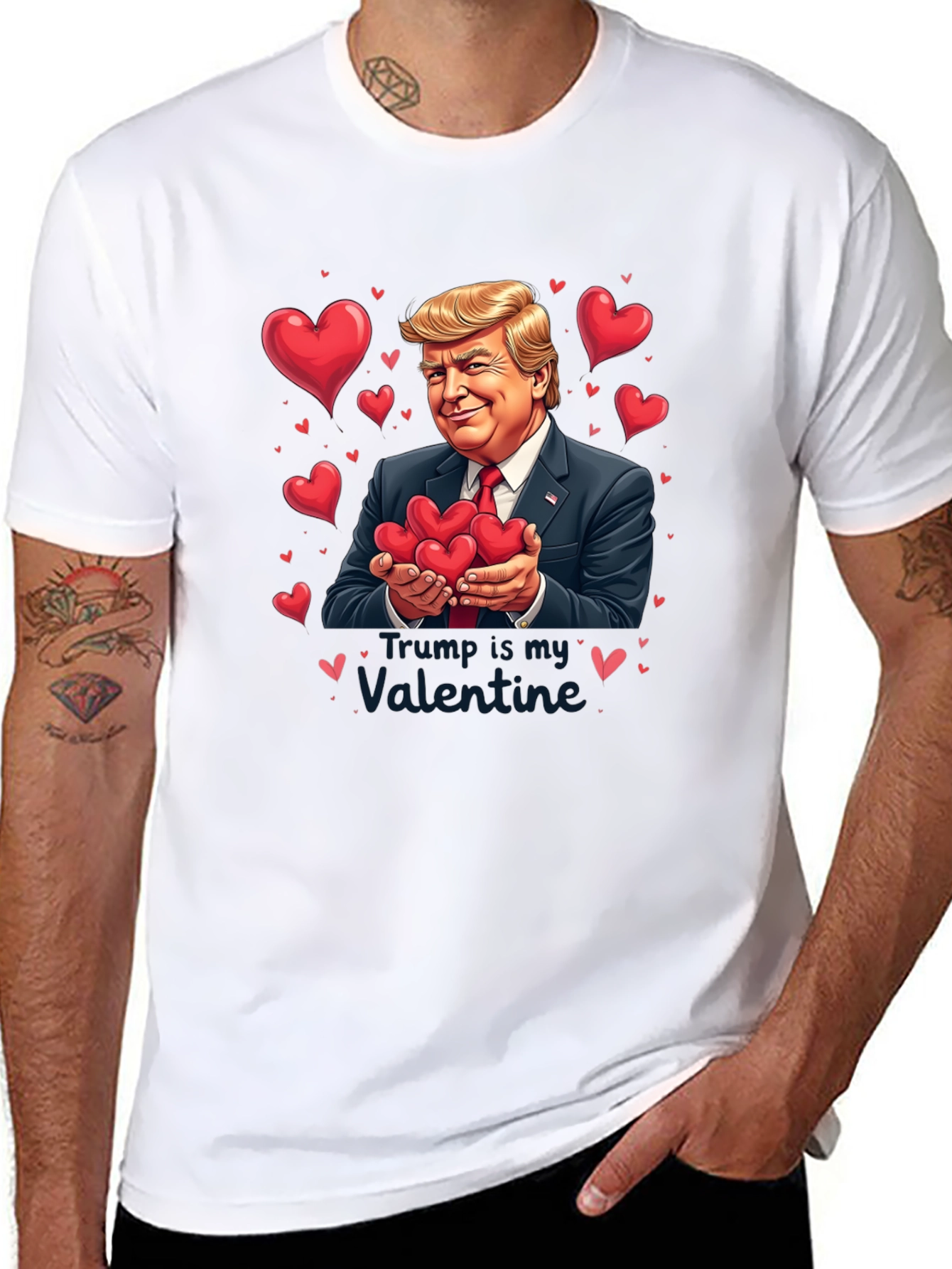 Trump Valentines Day T-Shirt - Funny Presidential Tee