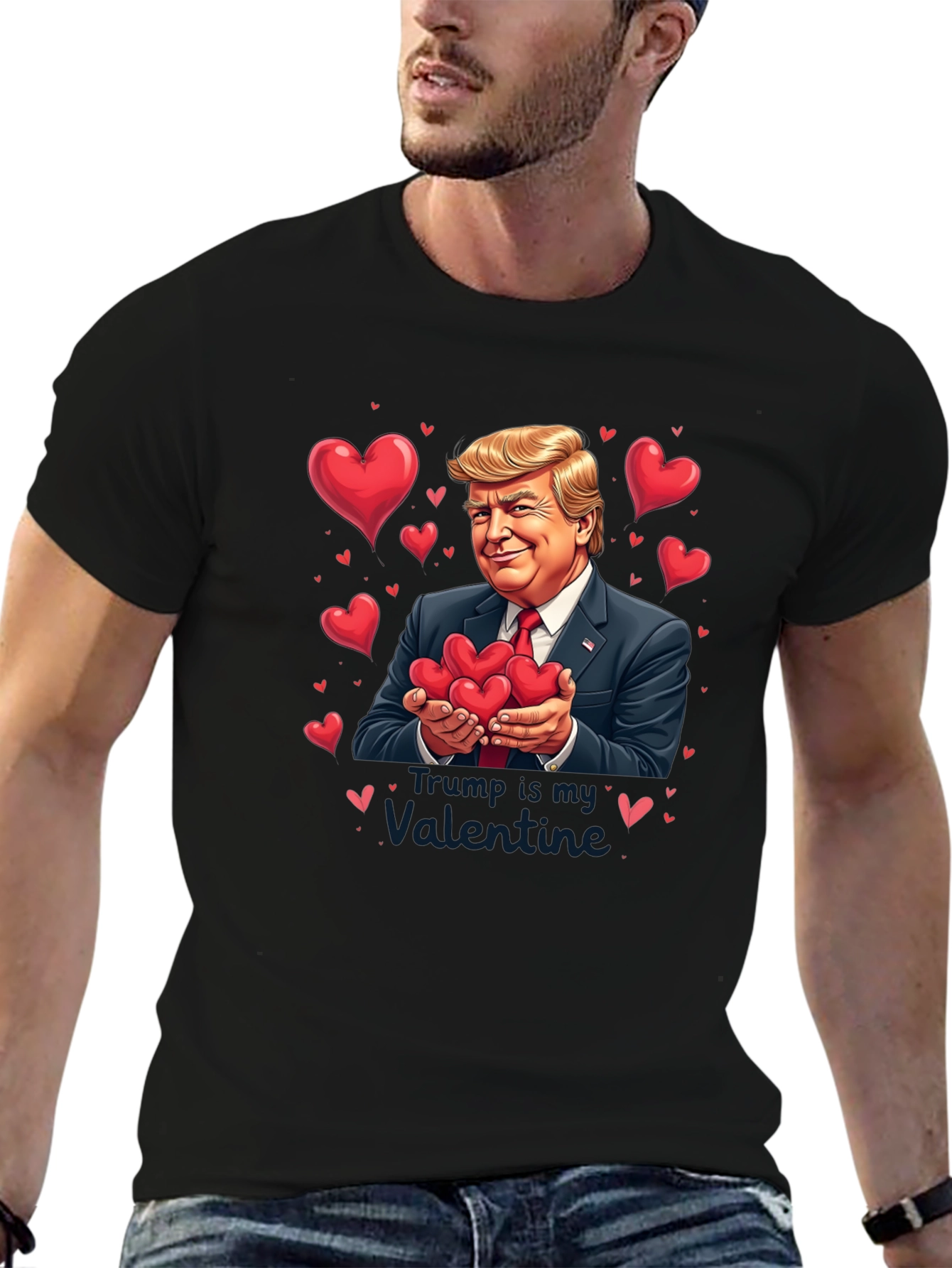 Trump Valentines Day T-Shirt - Funny Presidential Tee