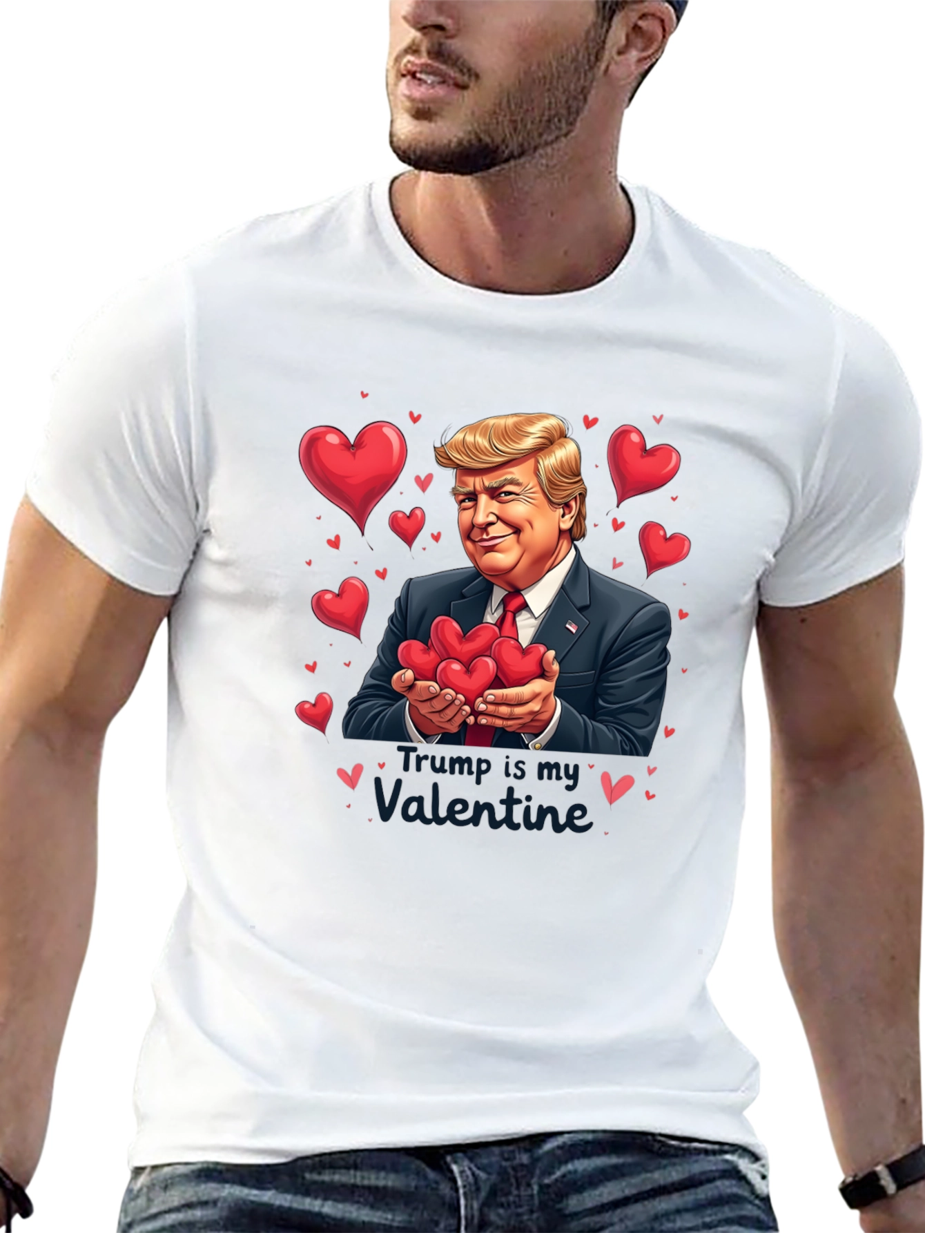 Trump Valentines Day T-Shirt - Funny Presidential Tee