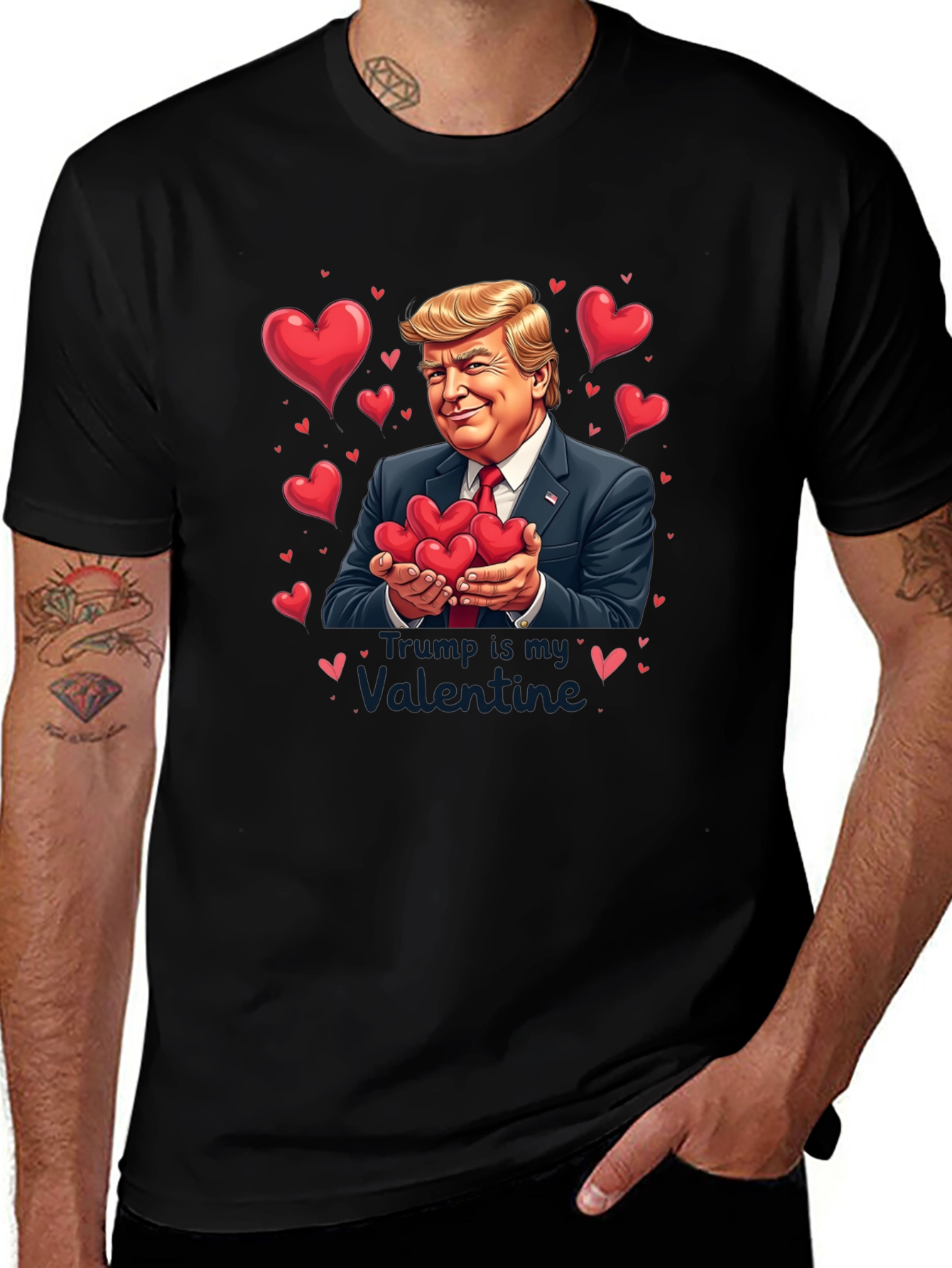 Trump Valentines Day T-Shirt - Funny Presidential Tee