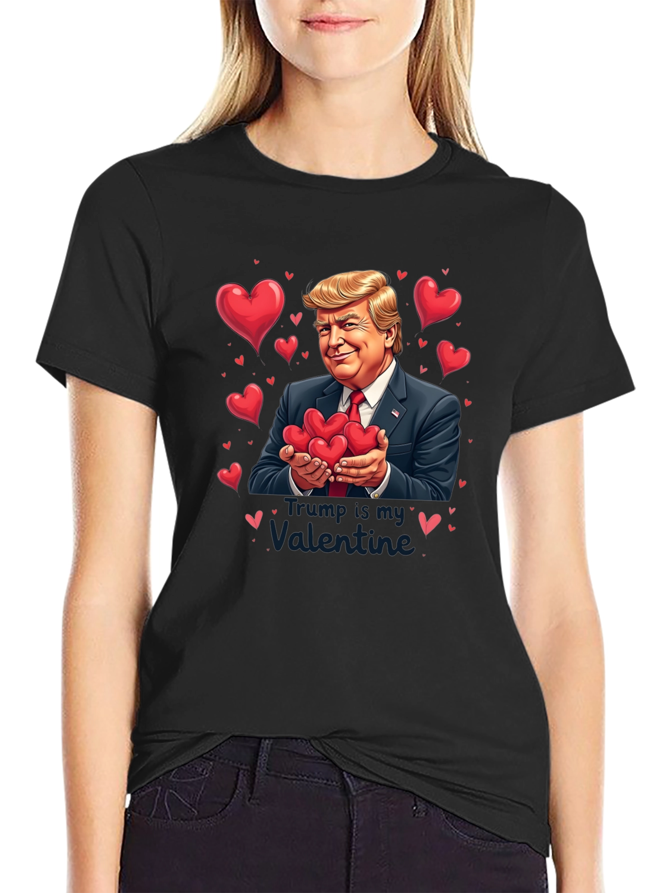 Trump Valentines Day T-Shirt - Funny Presidential Tee