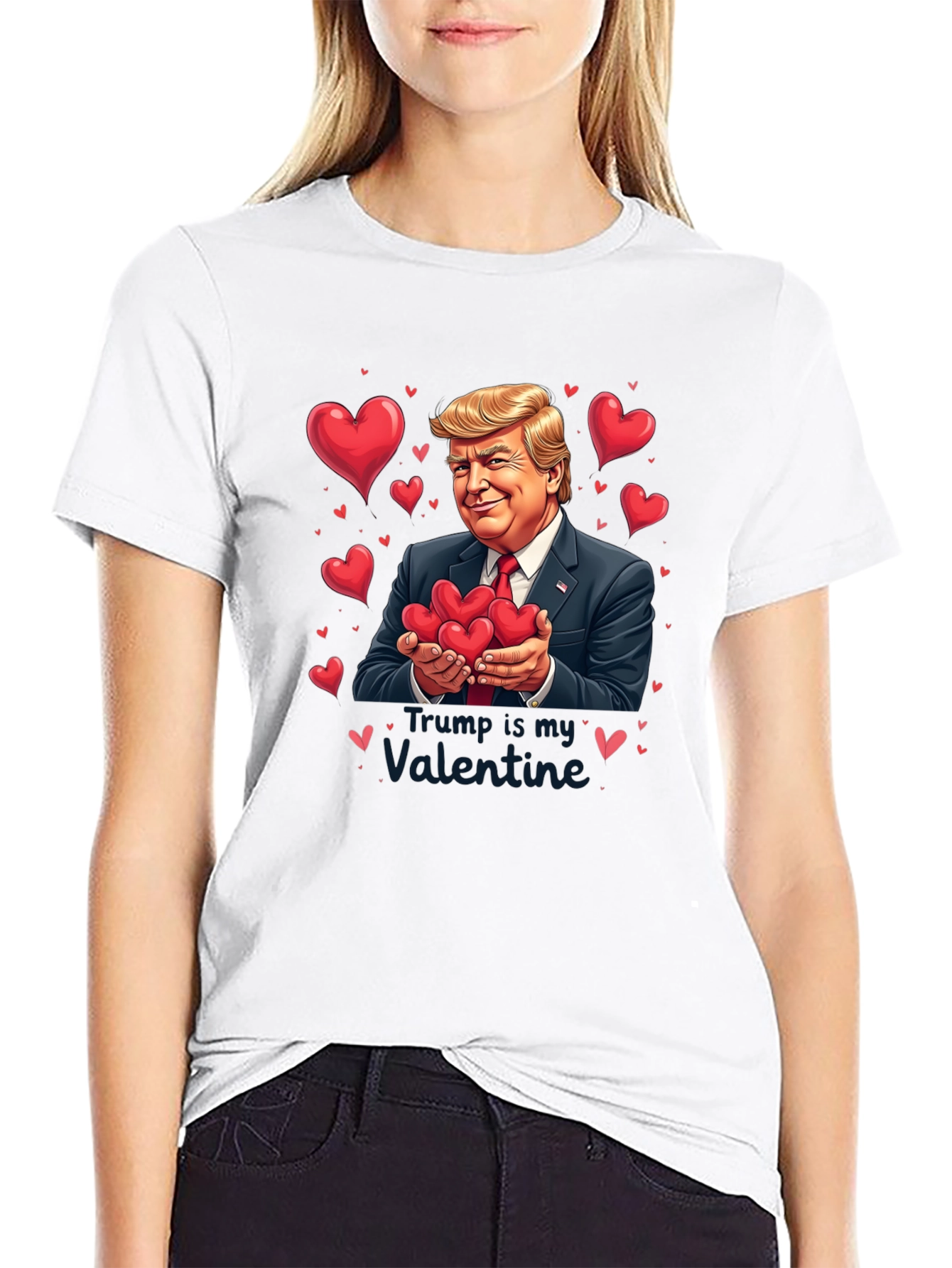 Trump Valentines Day T-Shirt - Funny Presidential Tee