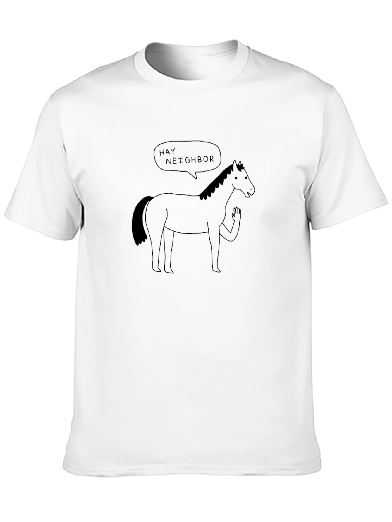 Hay Neighbor Horse T-Shirt