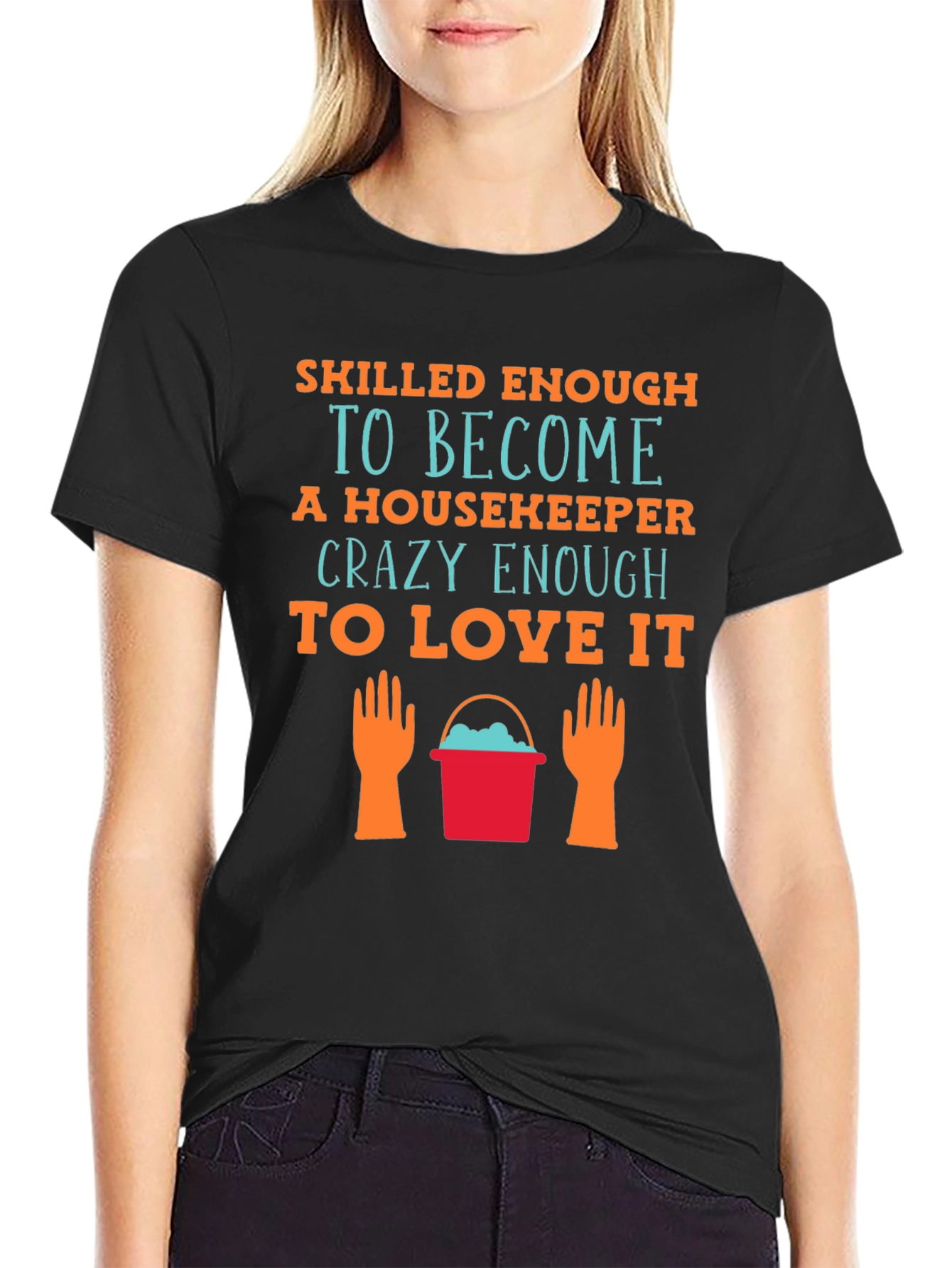 Housekeeper Love T-Shirt - Cleaning Crew Apparel