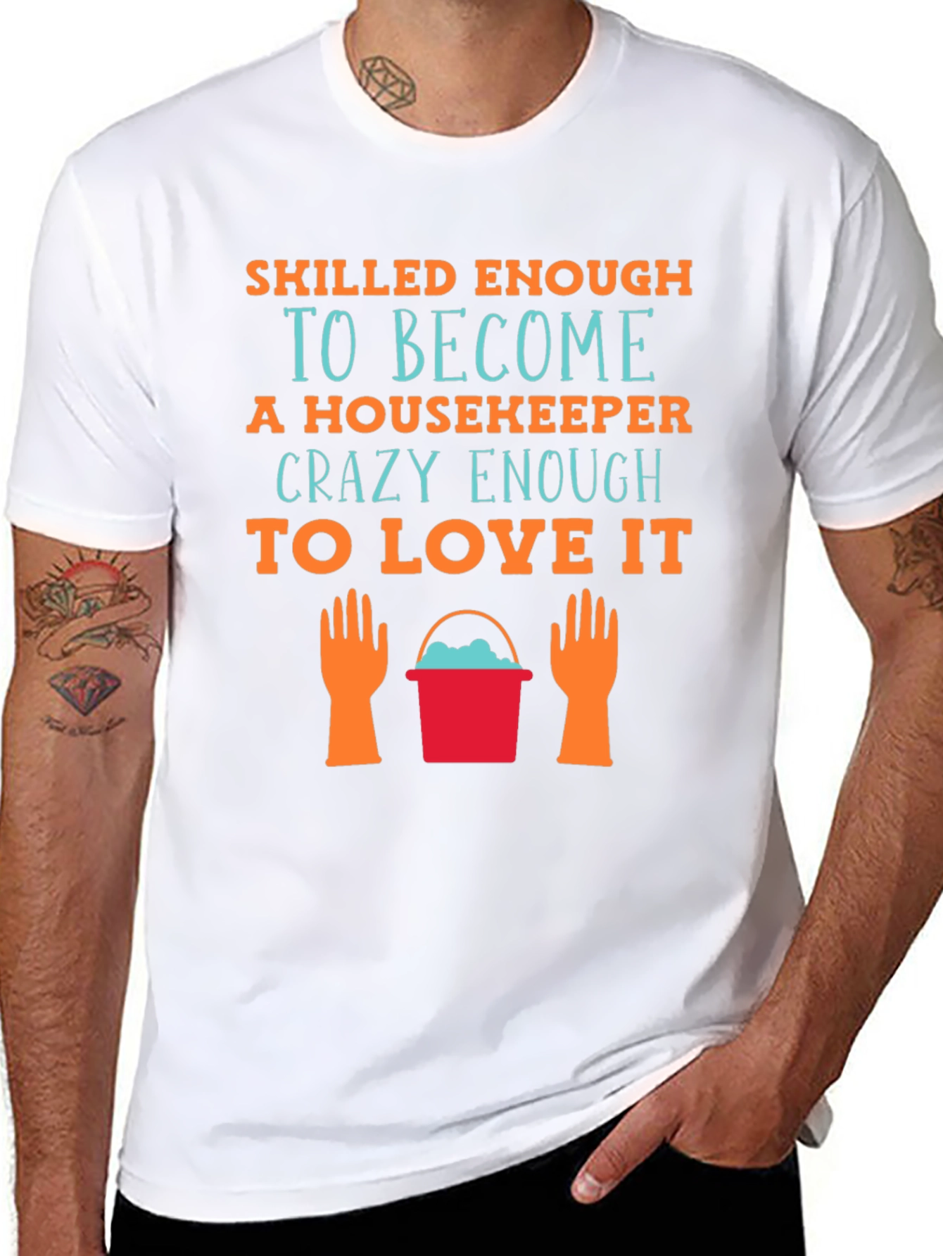 Housekeeper Love T-Shirt - Cleaning Crew Apparel