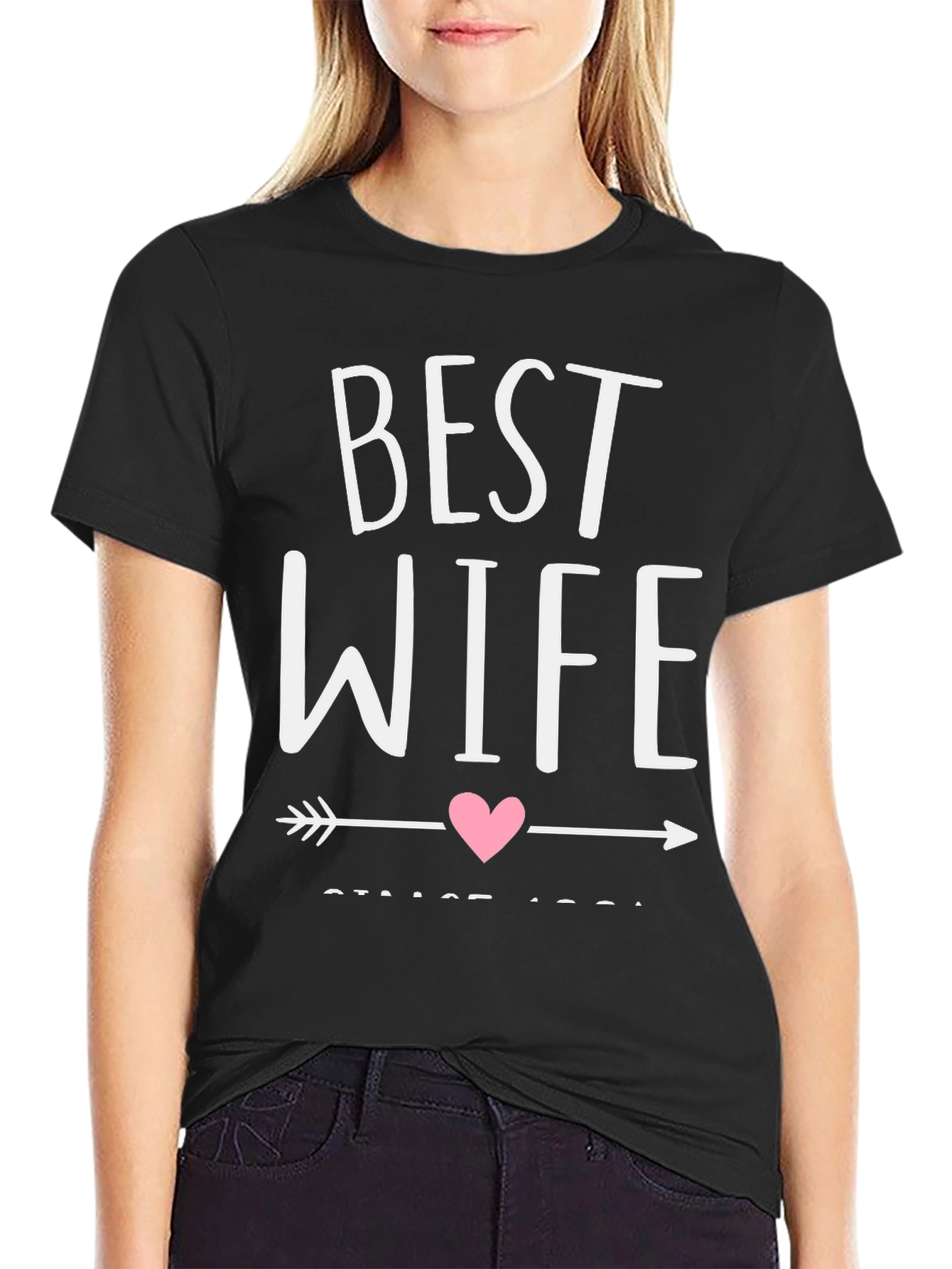 Best Wife Graphic Tee - Cute Wedding Anniversary Gift