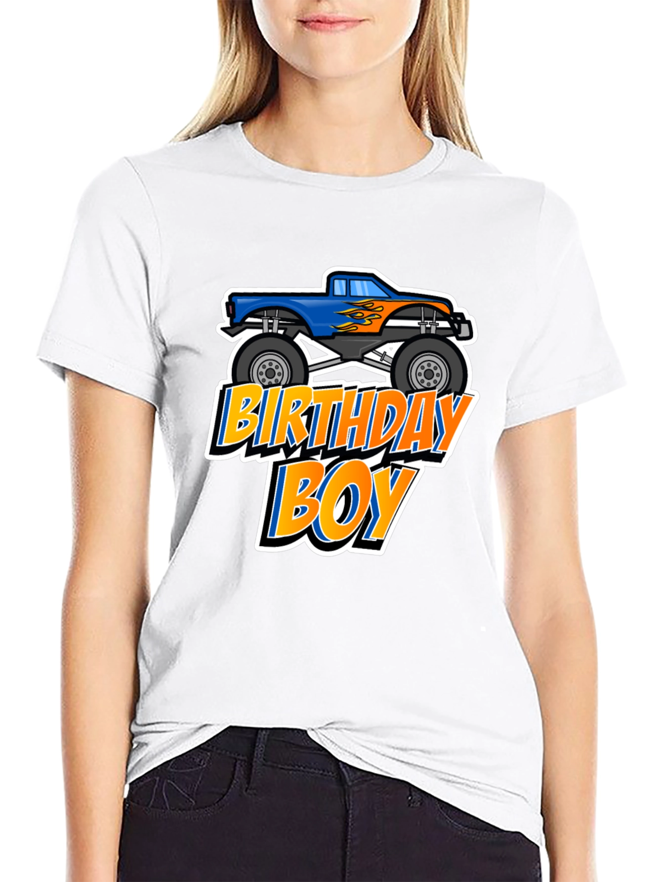 Birthday Boy Monster Truck T-Shirt