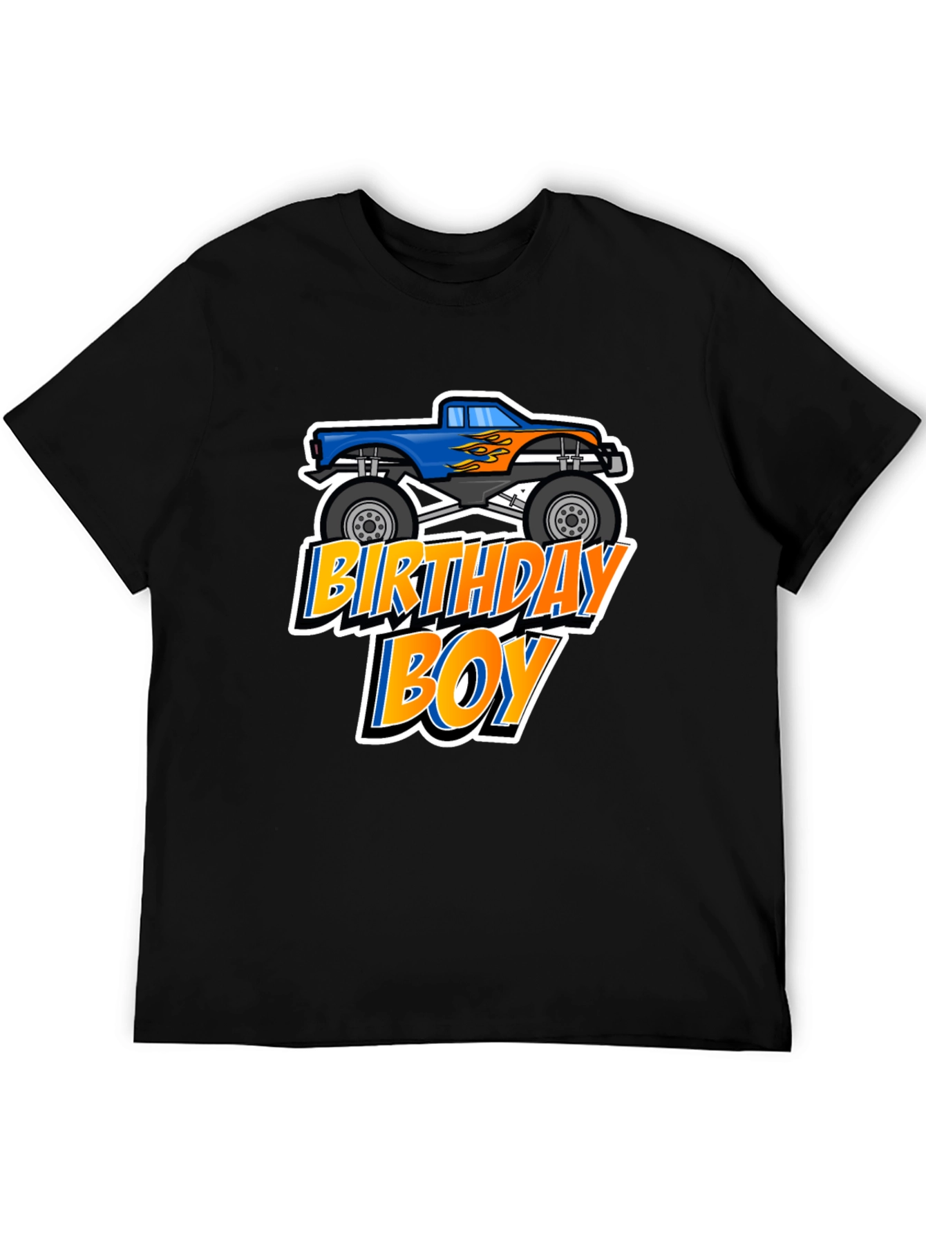 Birthday Boy Monster Truck T-Shirt