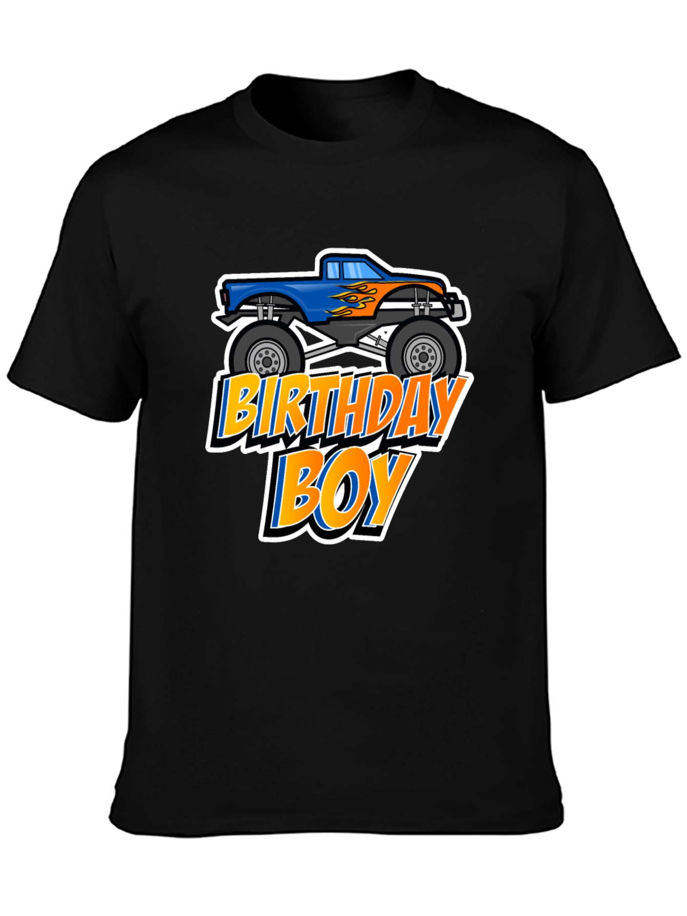 Birthday Boy Monster Truck T-Shirt