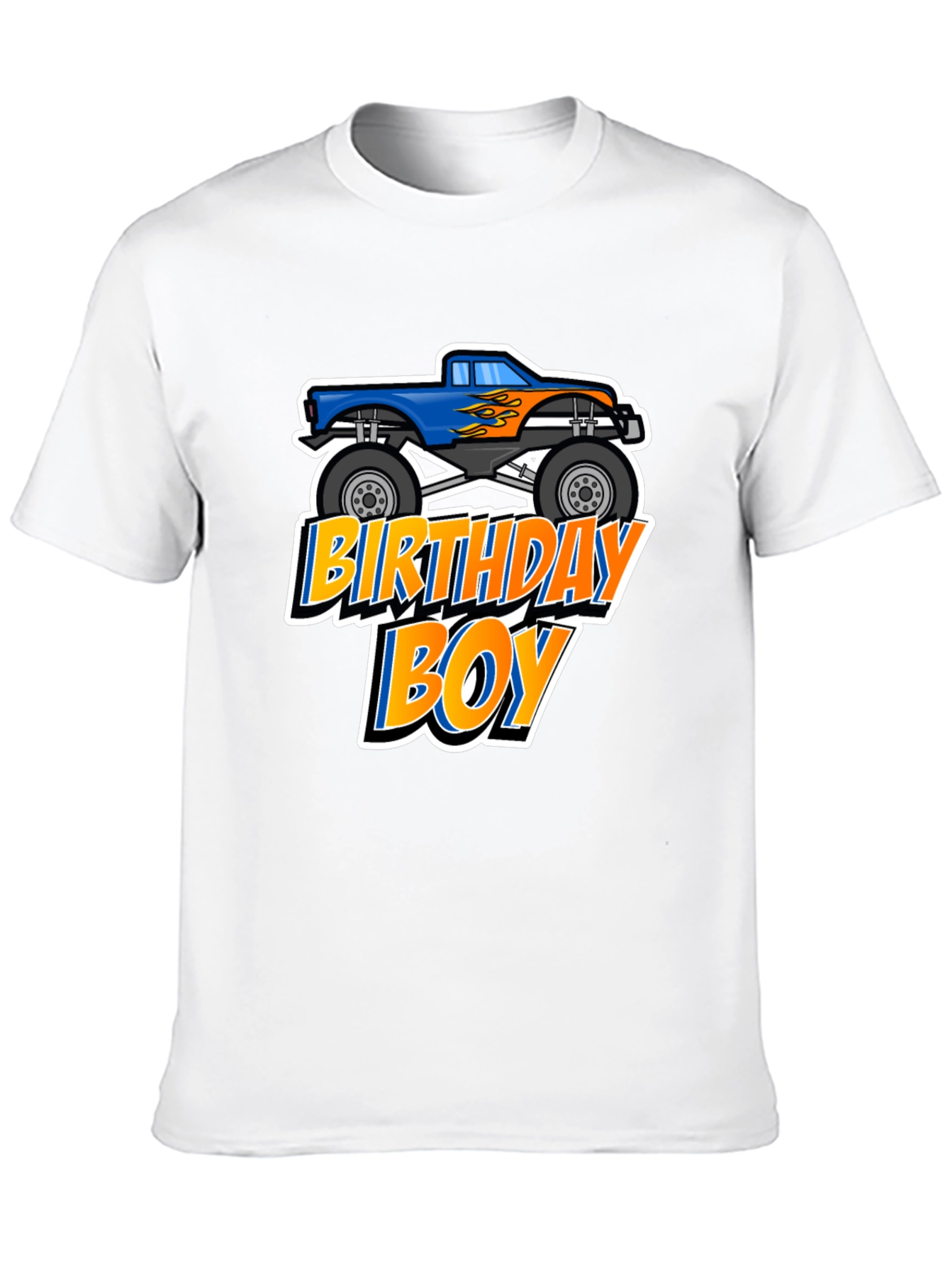 Birthday Boy Monster Truck T-Shirt