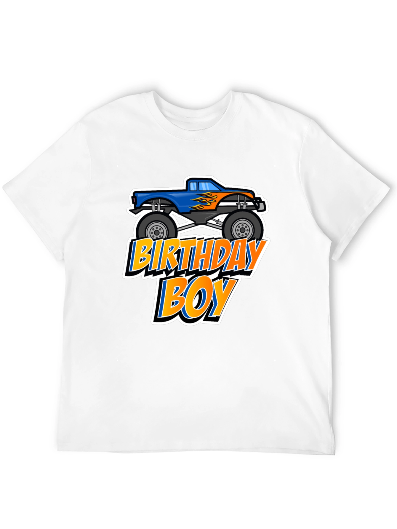 Birthday Boy Monster Truck T-Shirt