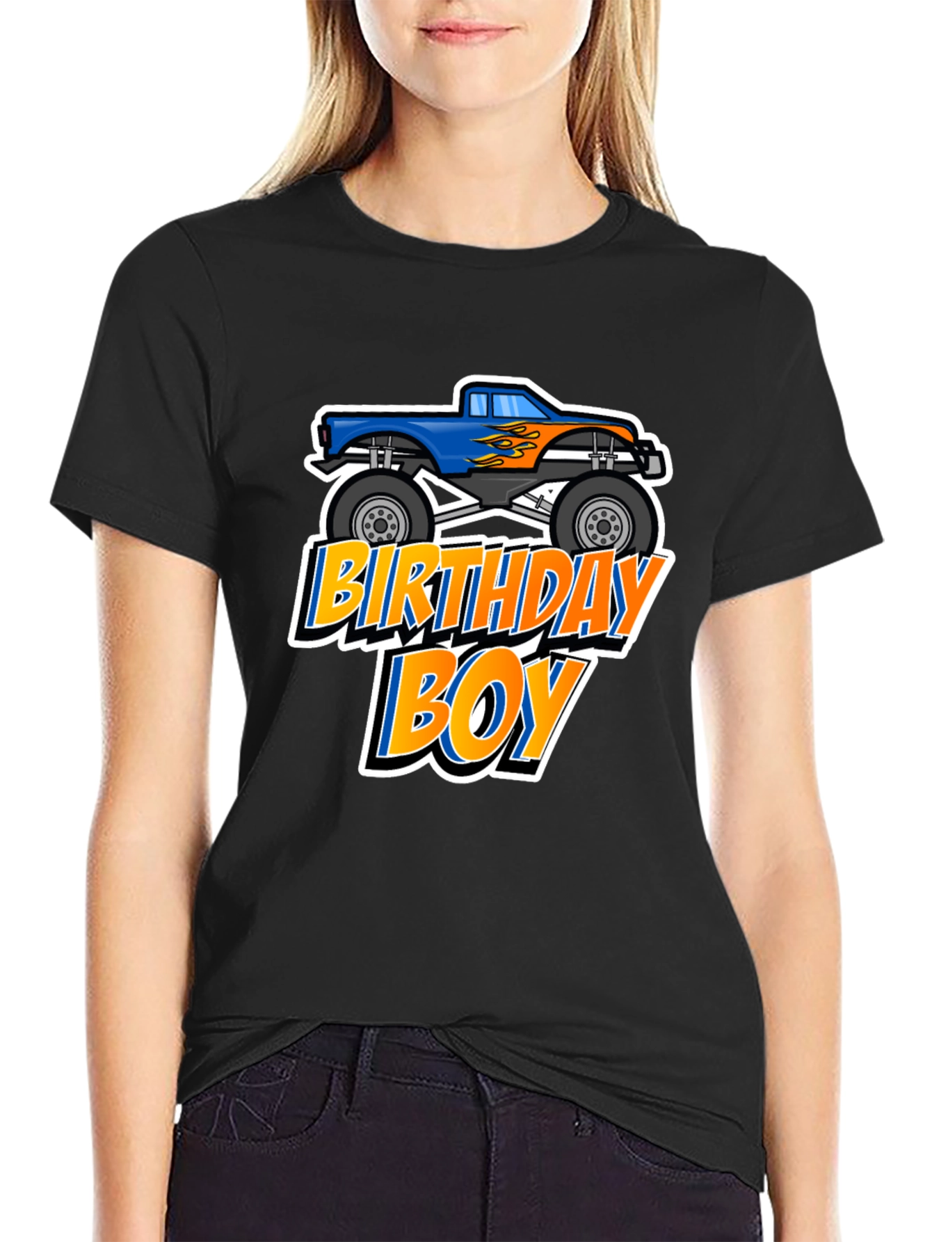 Birthday Boy Monster Truck T-Shirt