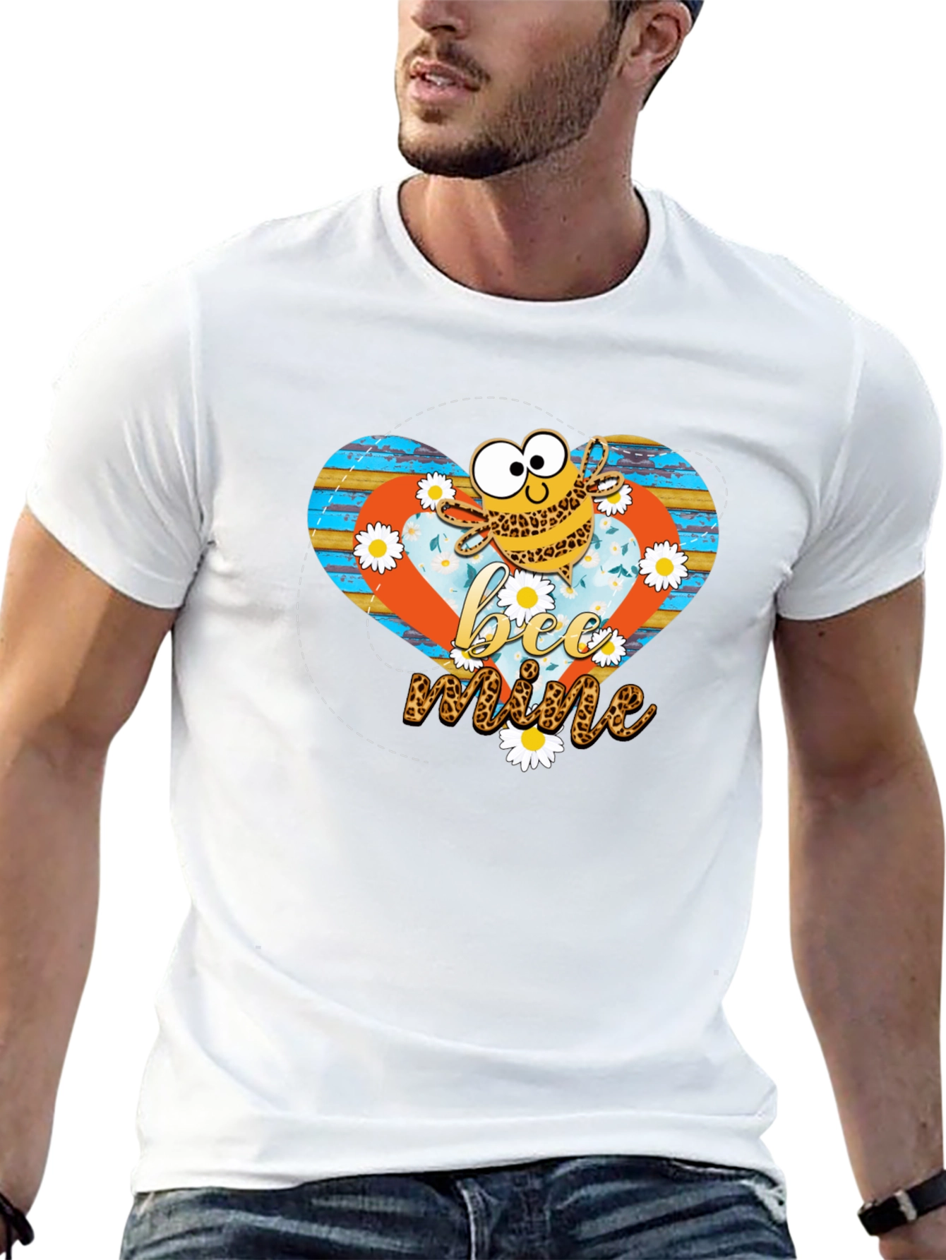 Bee Mine Graphic Tee - Mens Black T-Shirt