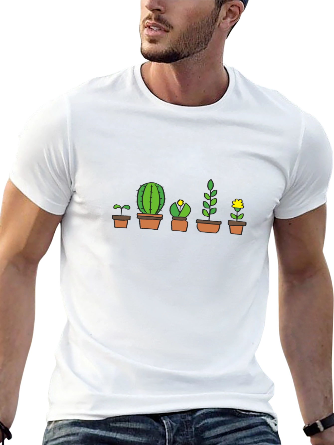 Evolution of Plants T-Shirt - Black Cotton Tee