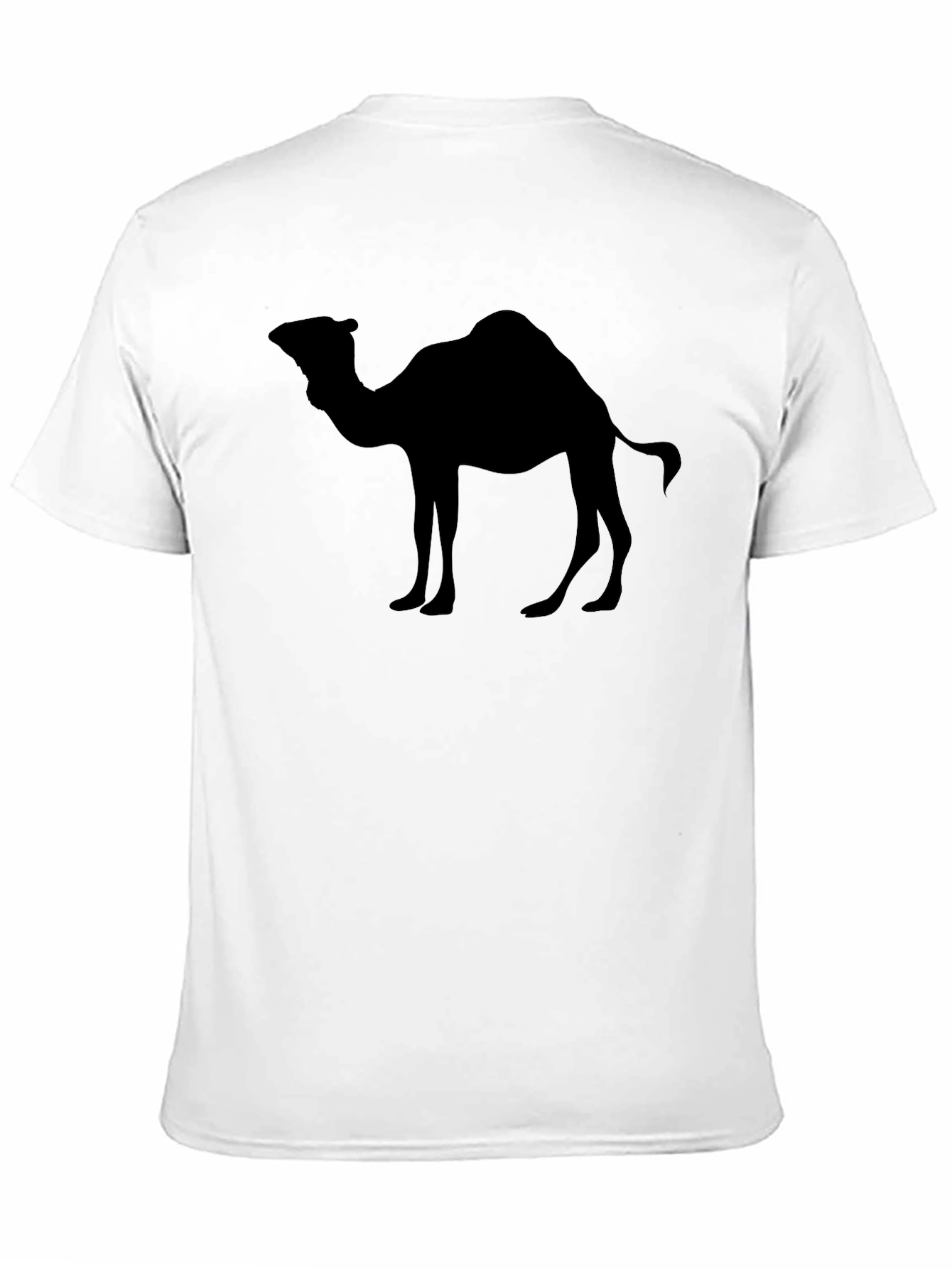 Camel Silhouette Black T-Shirt - Desert Vibes