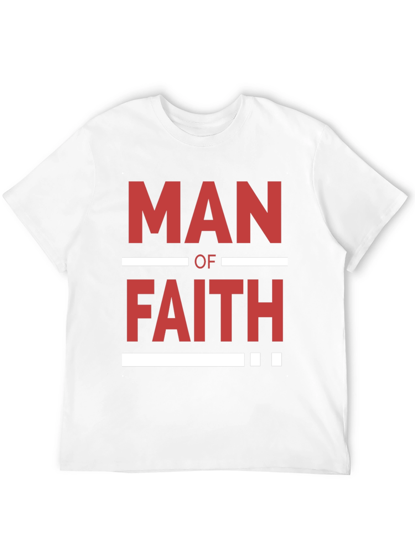 Man of Faith Graphic T-Shirt - Black