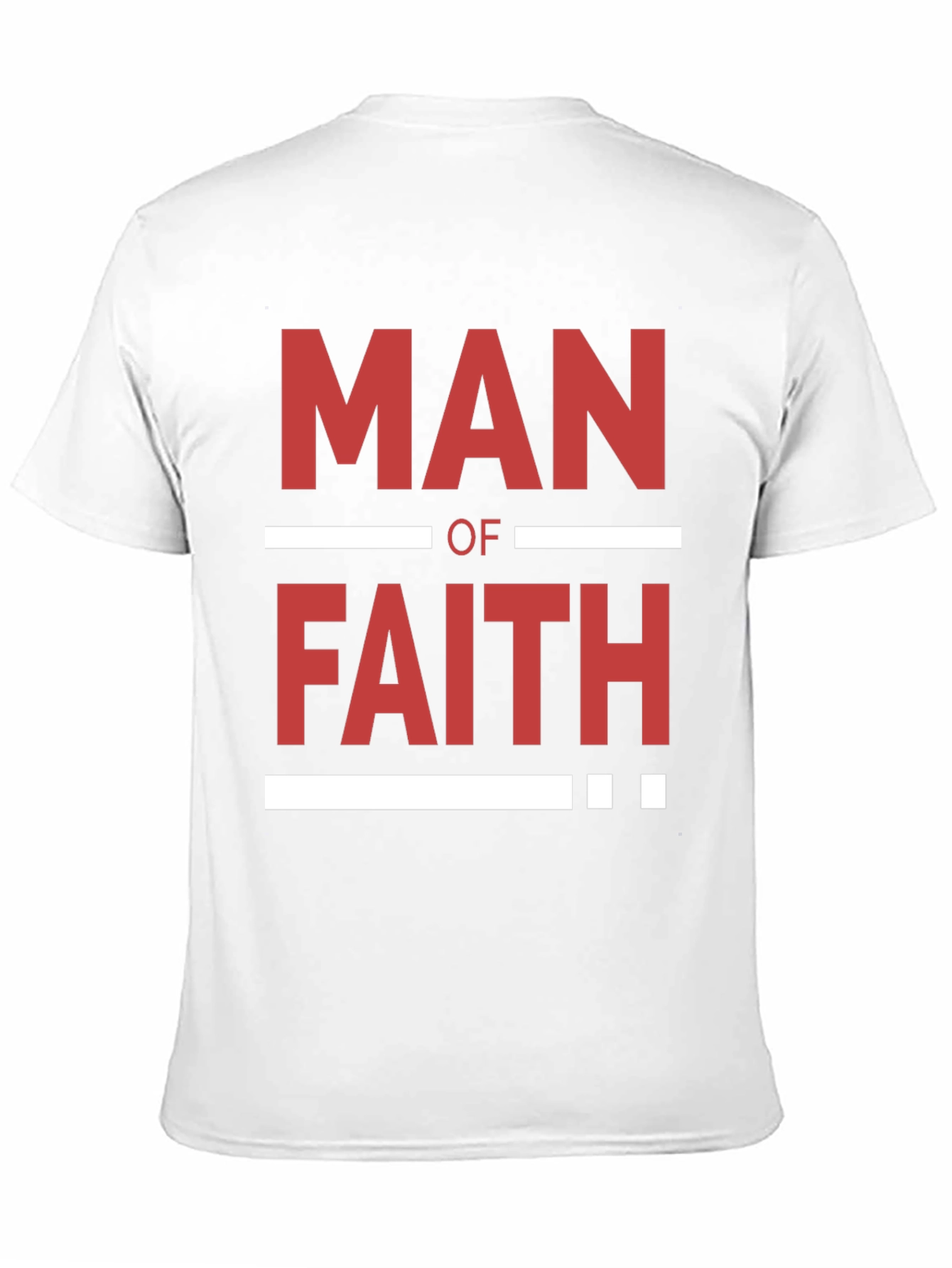 Man of Faith Graphic T-Shirt - Black