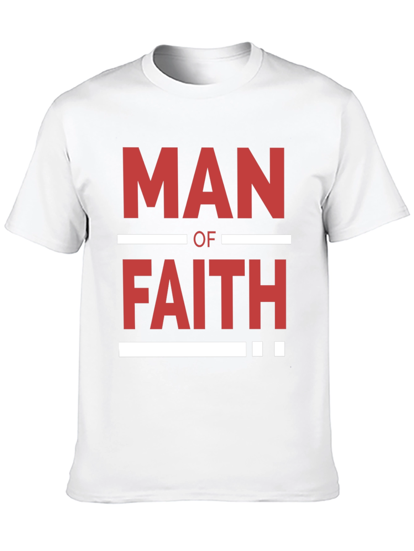 Man of Faith Graphic T-Shirt - Black