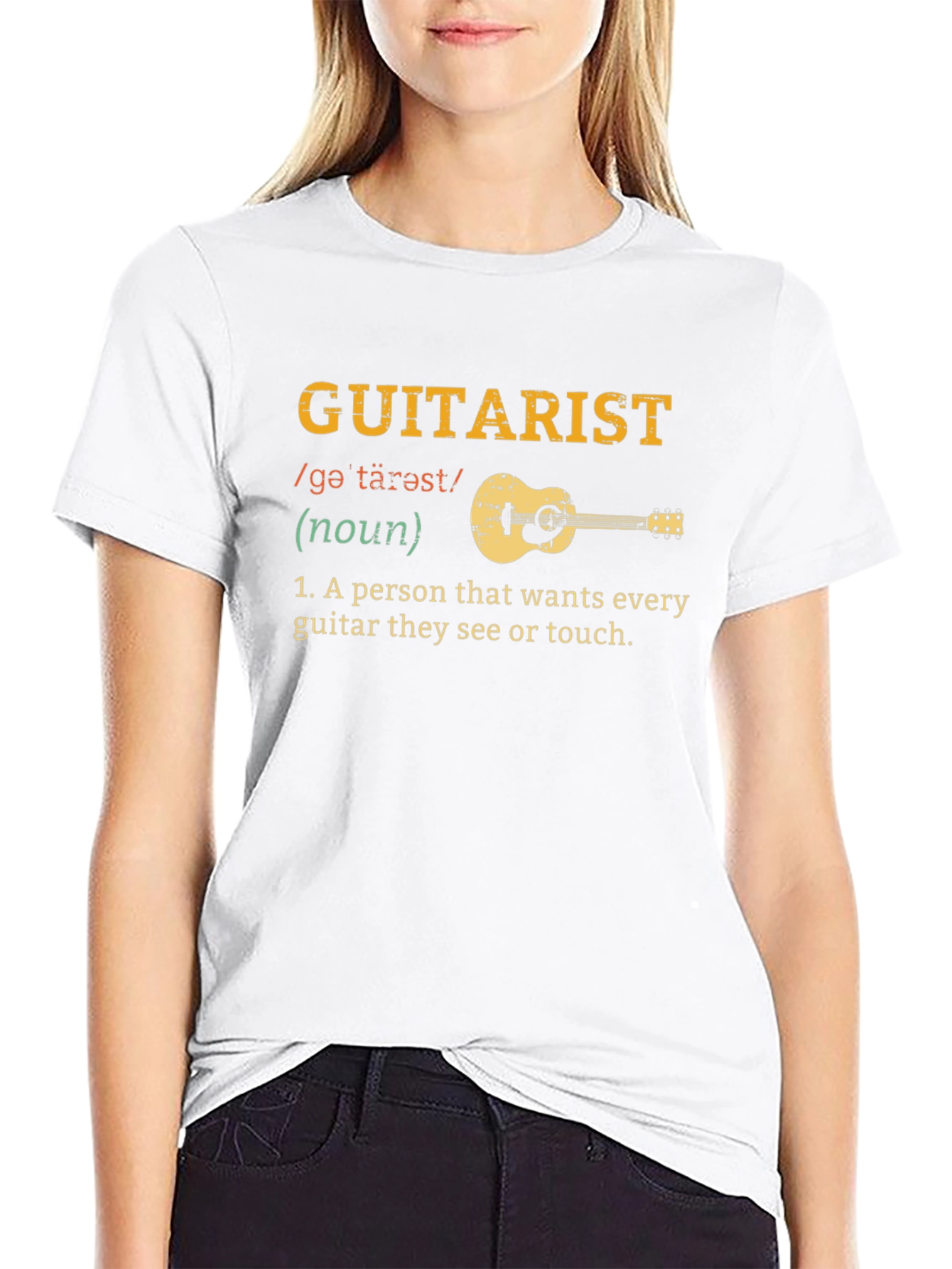 Guitarist Definition T-Shirt - Musician Novelty Tee