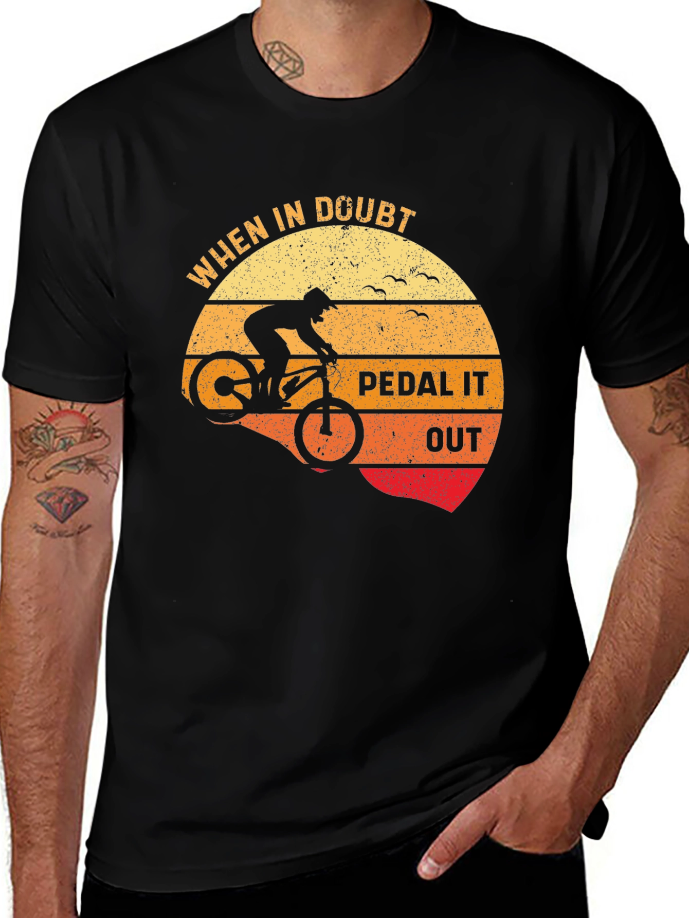 Pedal It Out T-Shirt: Mountain Bike Adventure Tee
