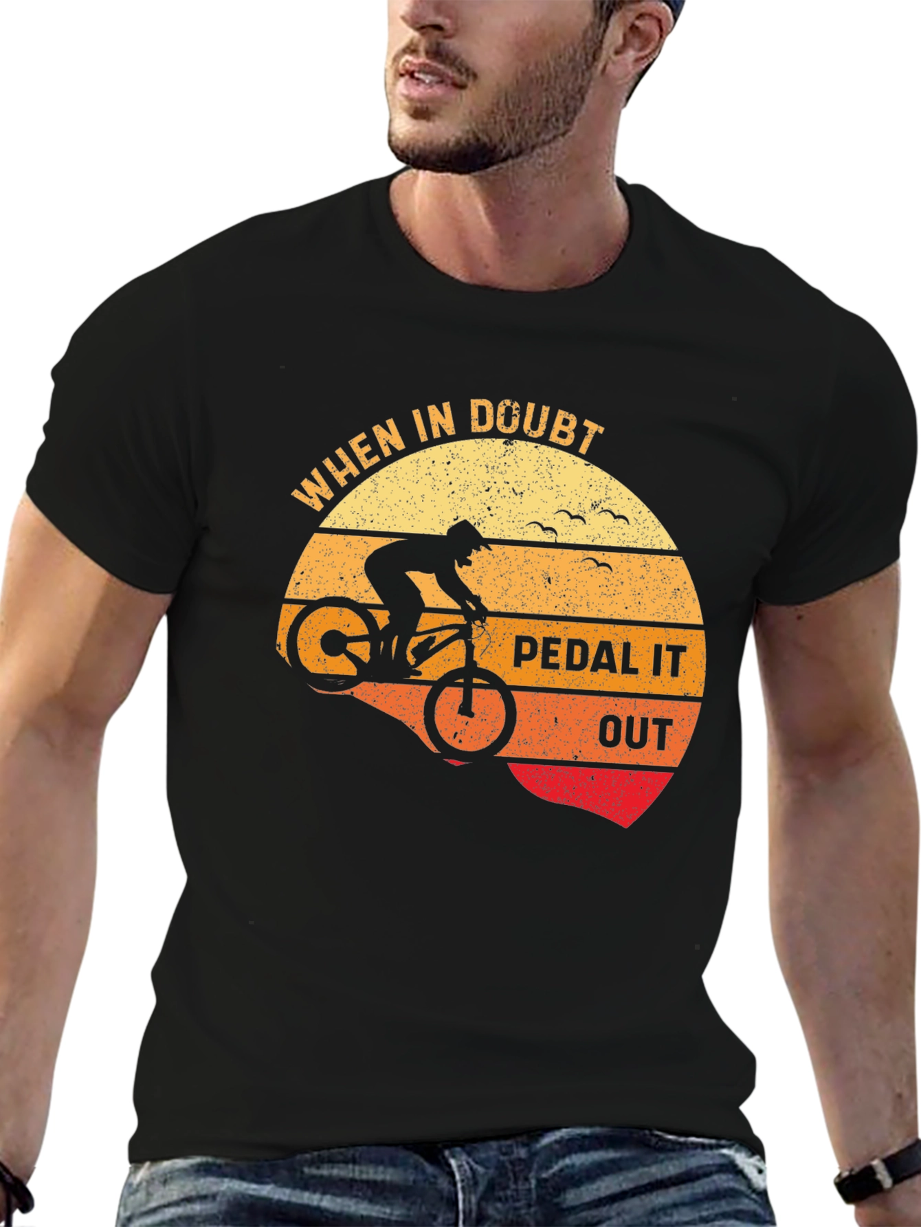 Pedal It Out T-Shirt: Mountain Bike Adventure Tee