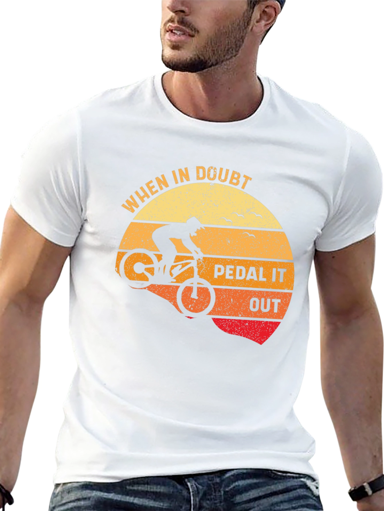 Pedal It Out T-Shirt: Mountain Bike Adventure Tee